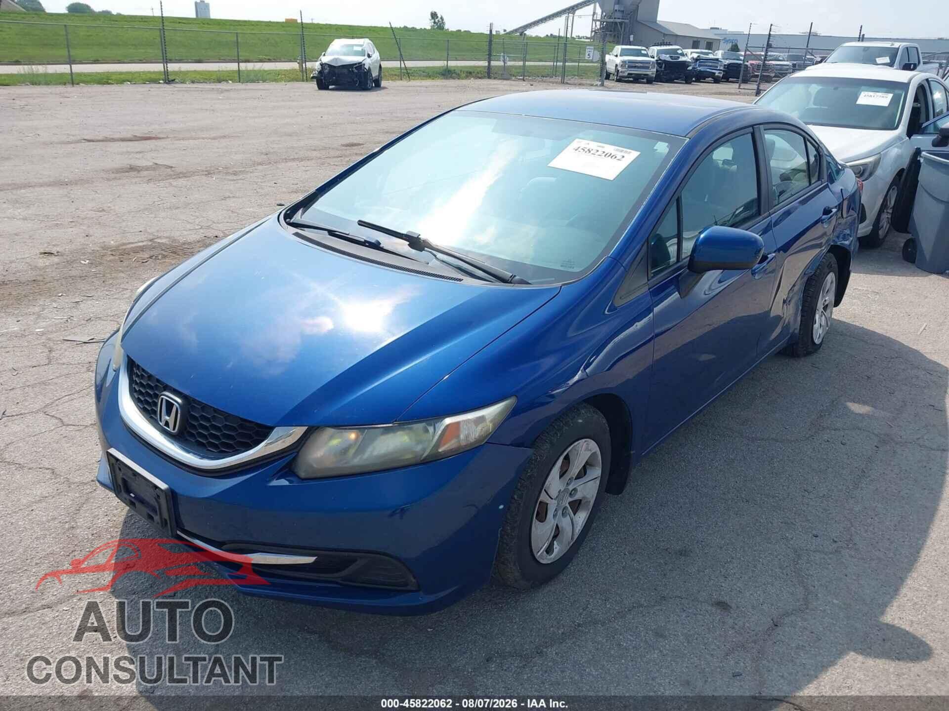 HONDA CIVIC 2014 - 19XFB2F54EE066696