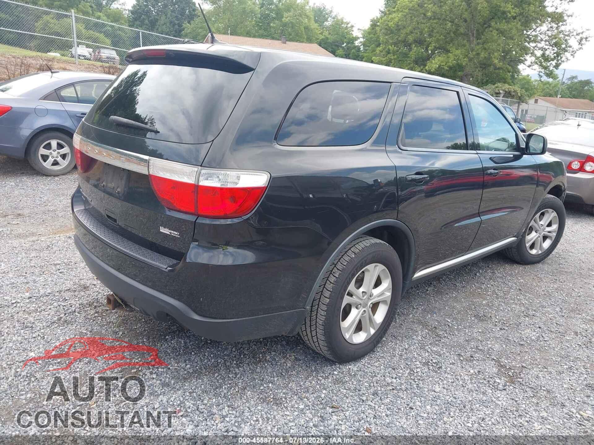 DODGE DURANGO 2013 - 1C4RDJAG4DC681507