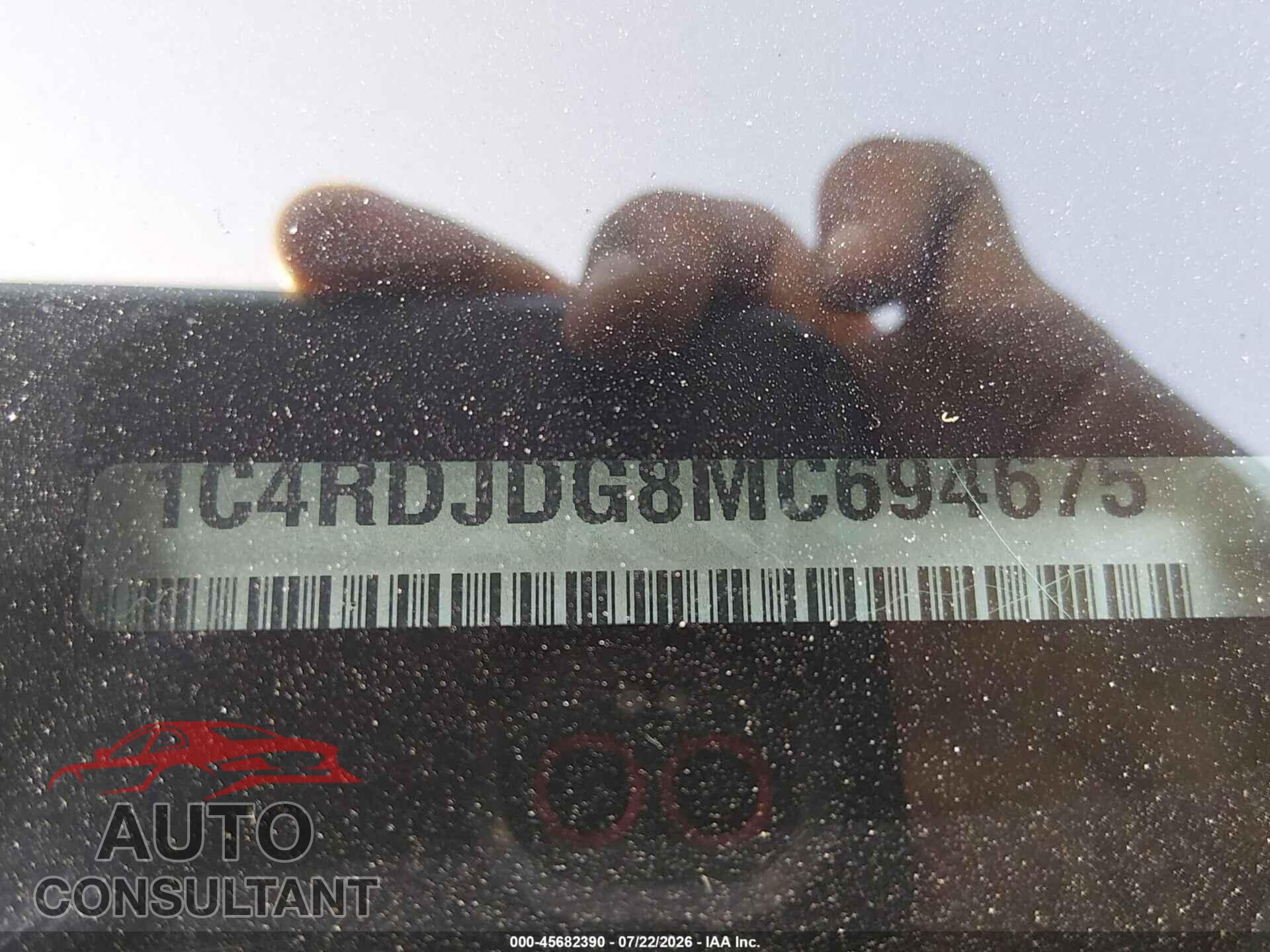 DODGE DURANGO 2021 - 1C4RDJDG8MC694675
