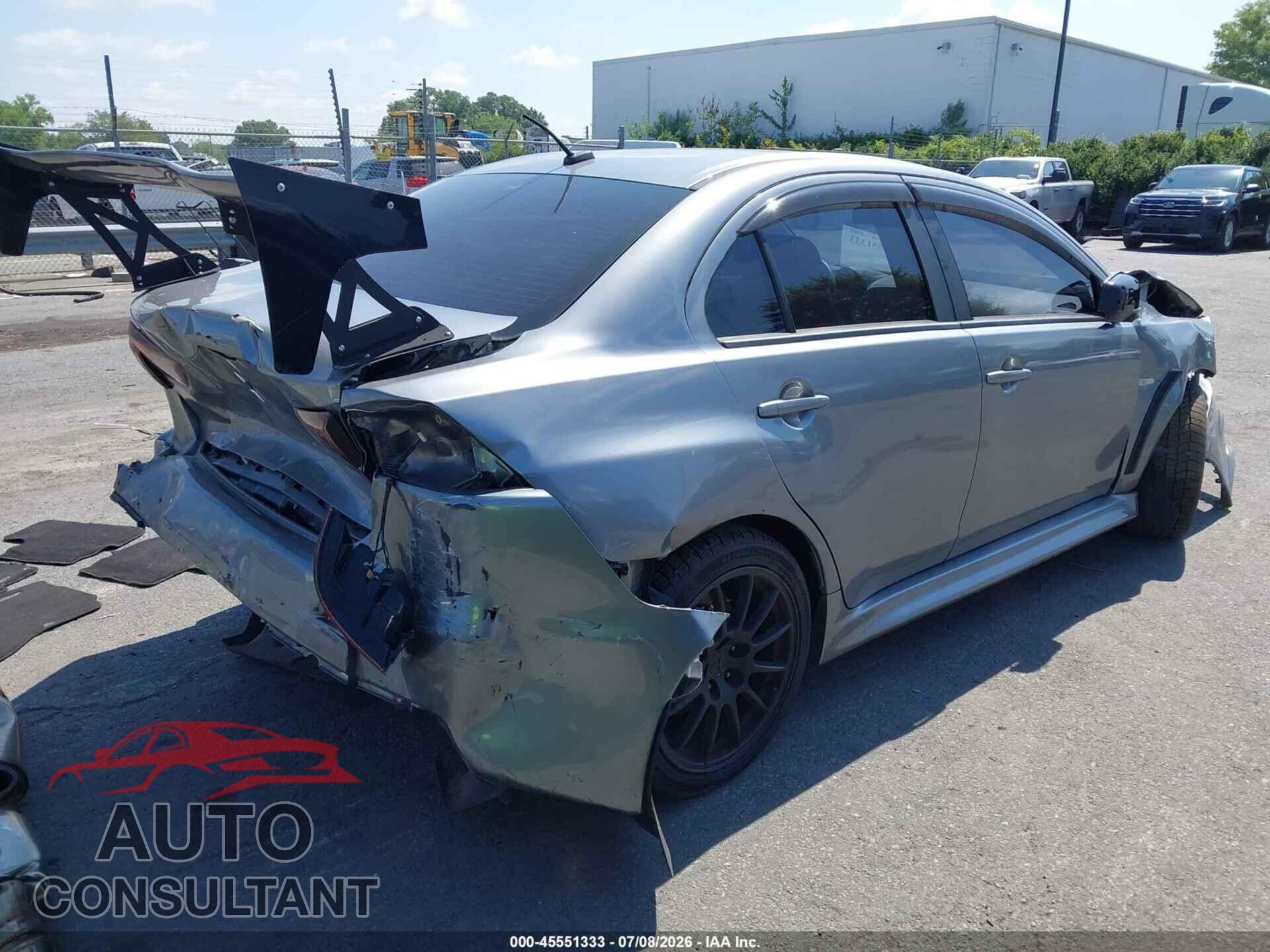 MITSUBISHI LANCER EVOLUTION 2014 - JA32W8FV9EU021825