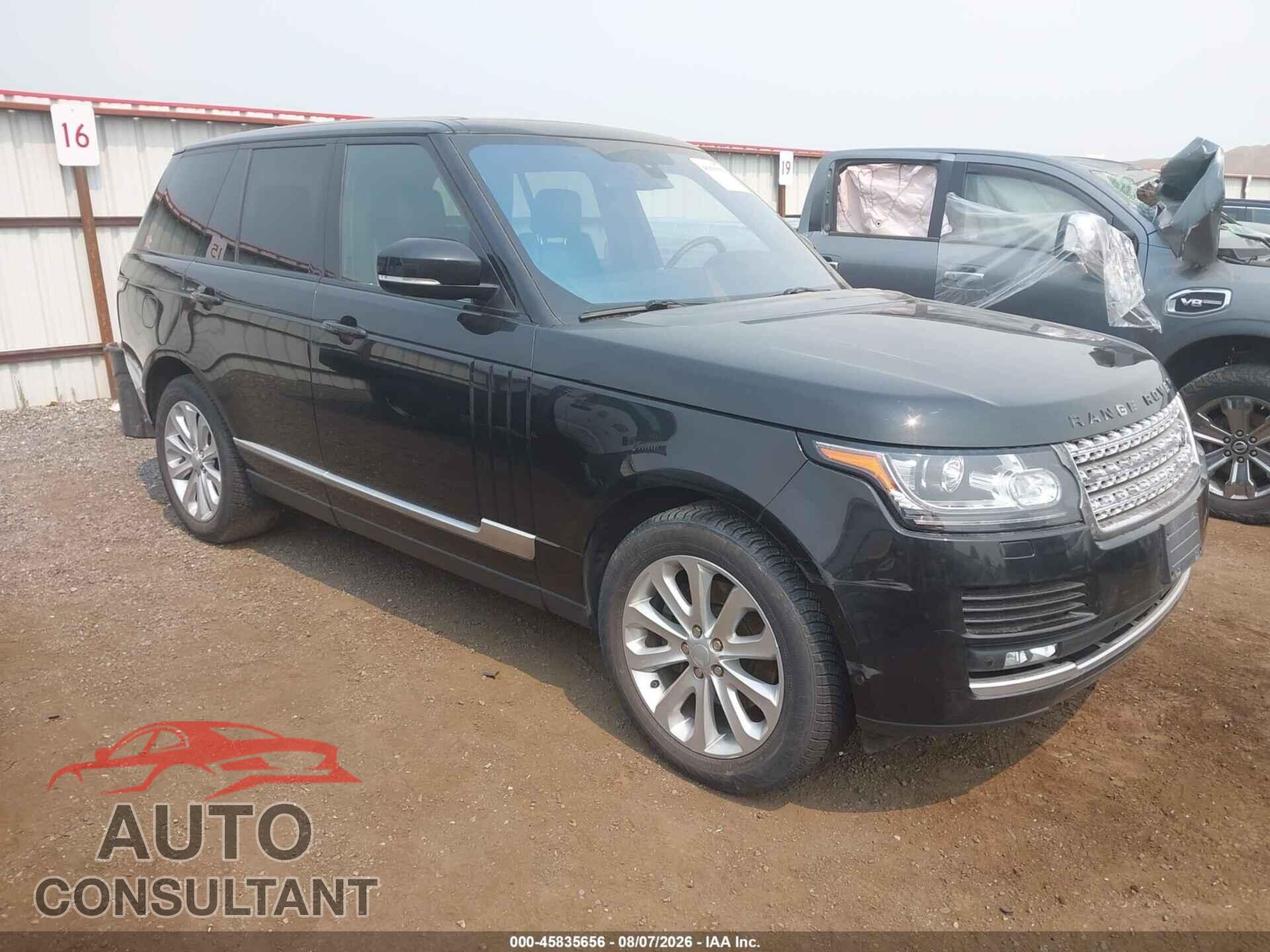 LAND ROVER RANGE ROVER 2016 - SALGS2KF4GA249999