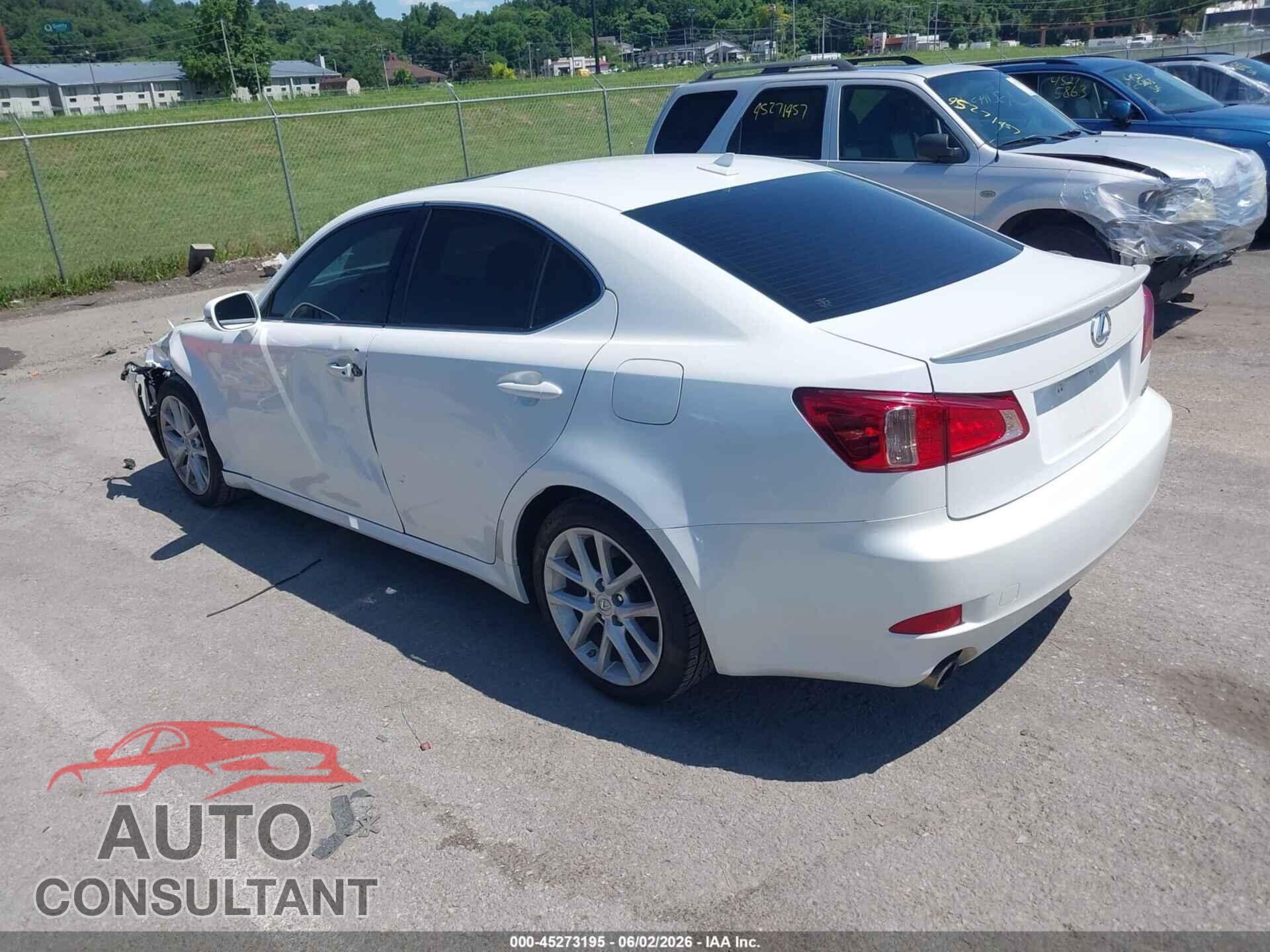 LEXUS IS 250 2012 - JTHBF5C22C5165412