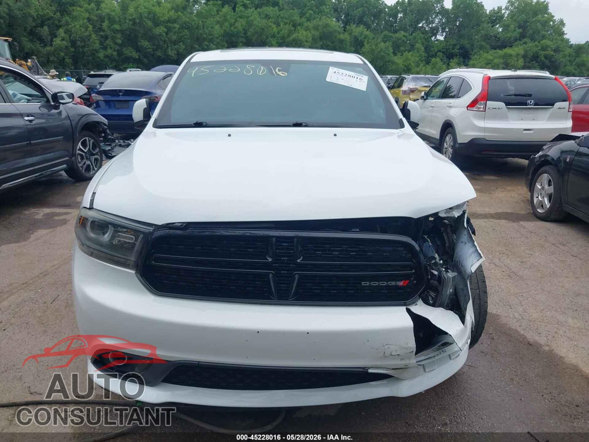 DODGE DURANGO 2017 - 1C4SDJCT4HC763044