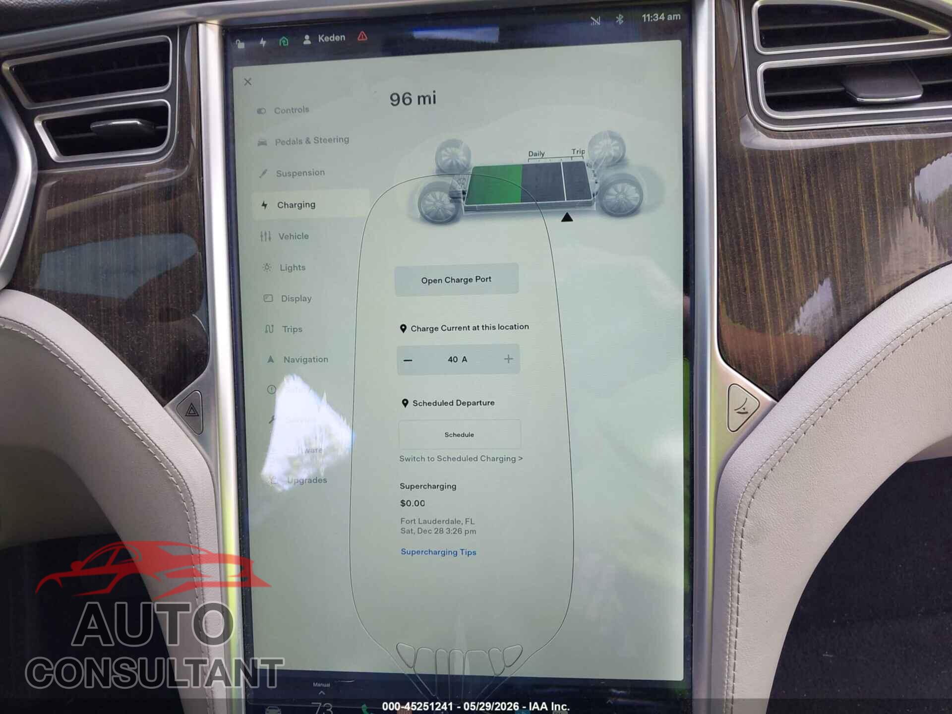 TESLA MODEL S 2013 - 5YJSA1CN5DFP20811