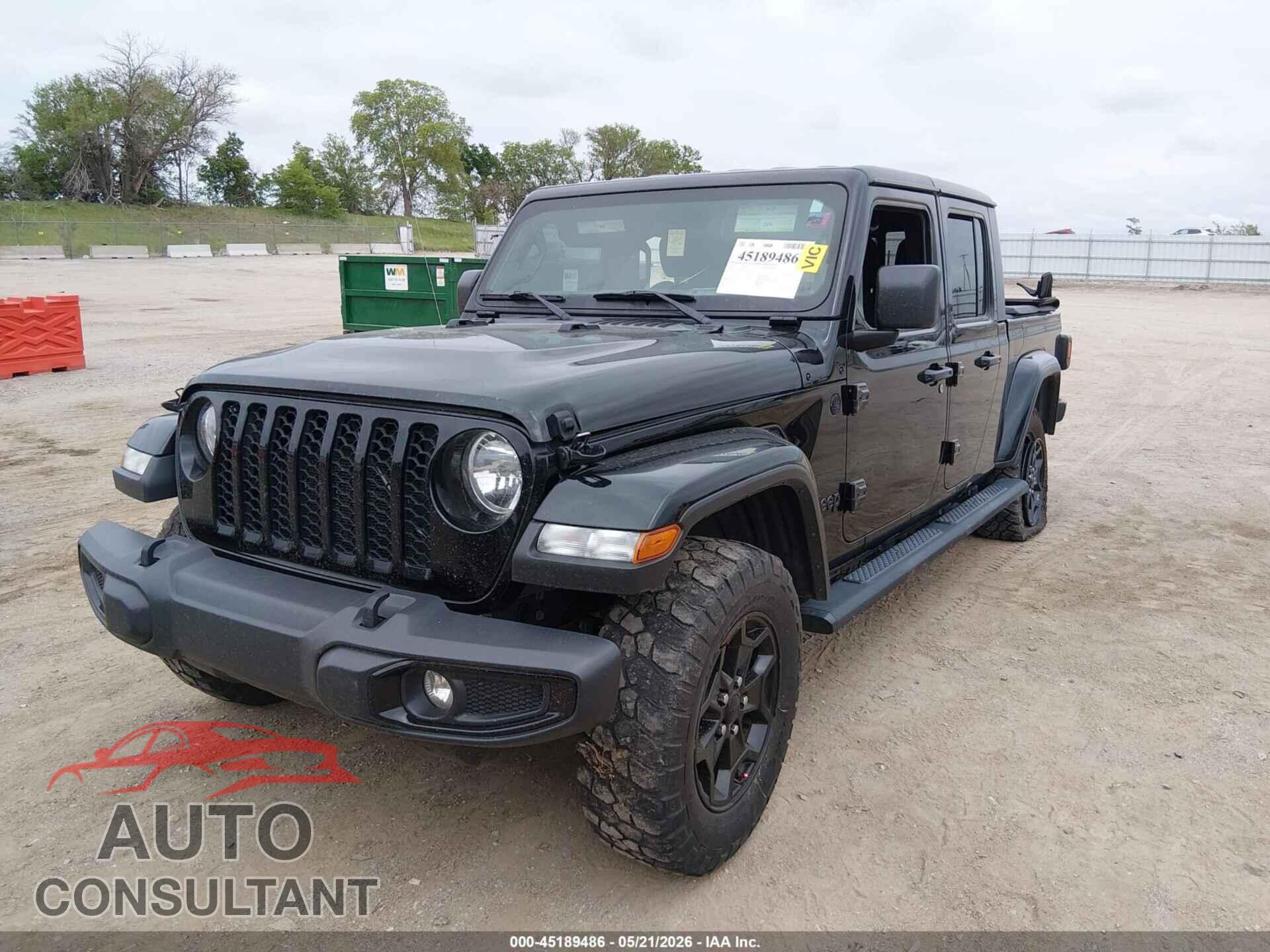 JEEP GLADIATOR 2021 - 1C6HJTAG4ML519514