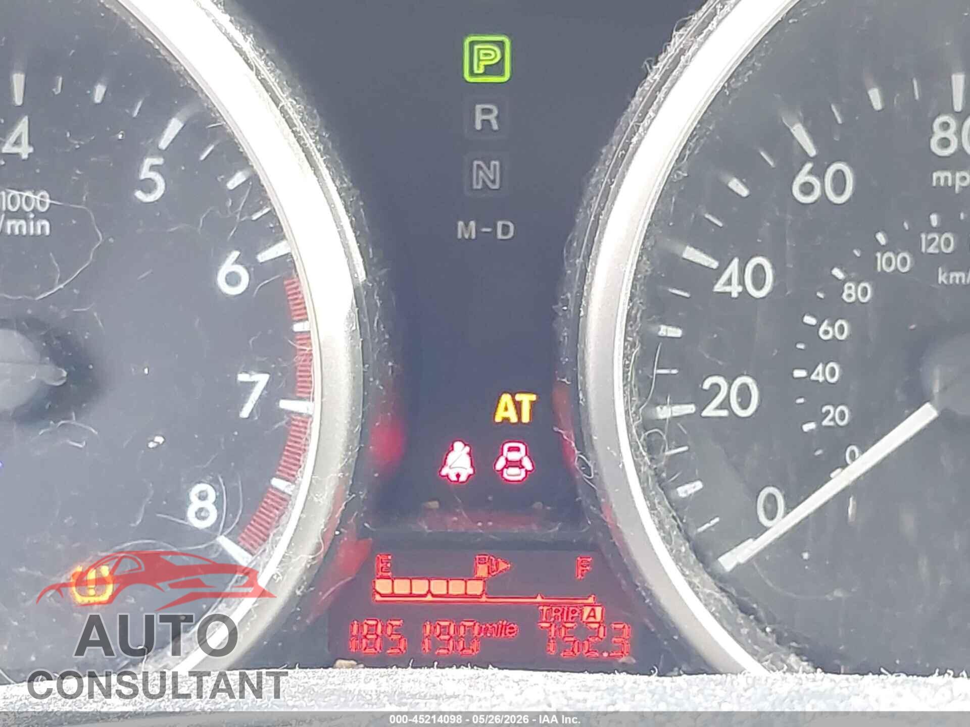 MAZDA MAZDA5 2012 - JM1CW2DLXC0142582