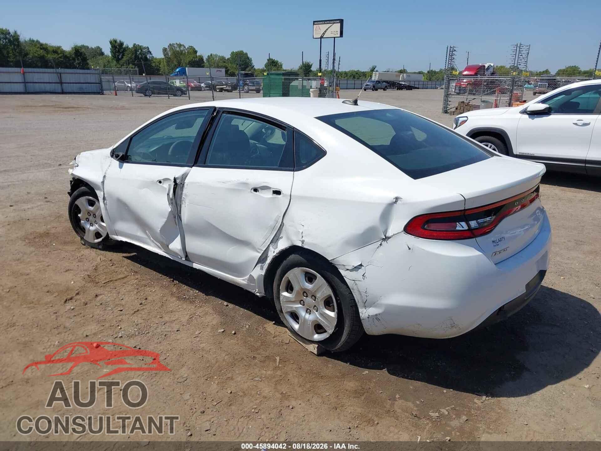 DODGE DART 2014 - 1C3CDFAA8ED697224