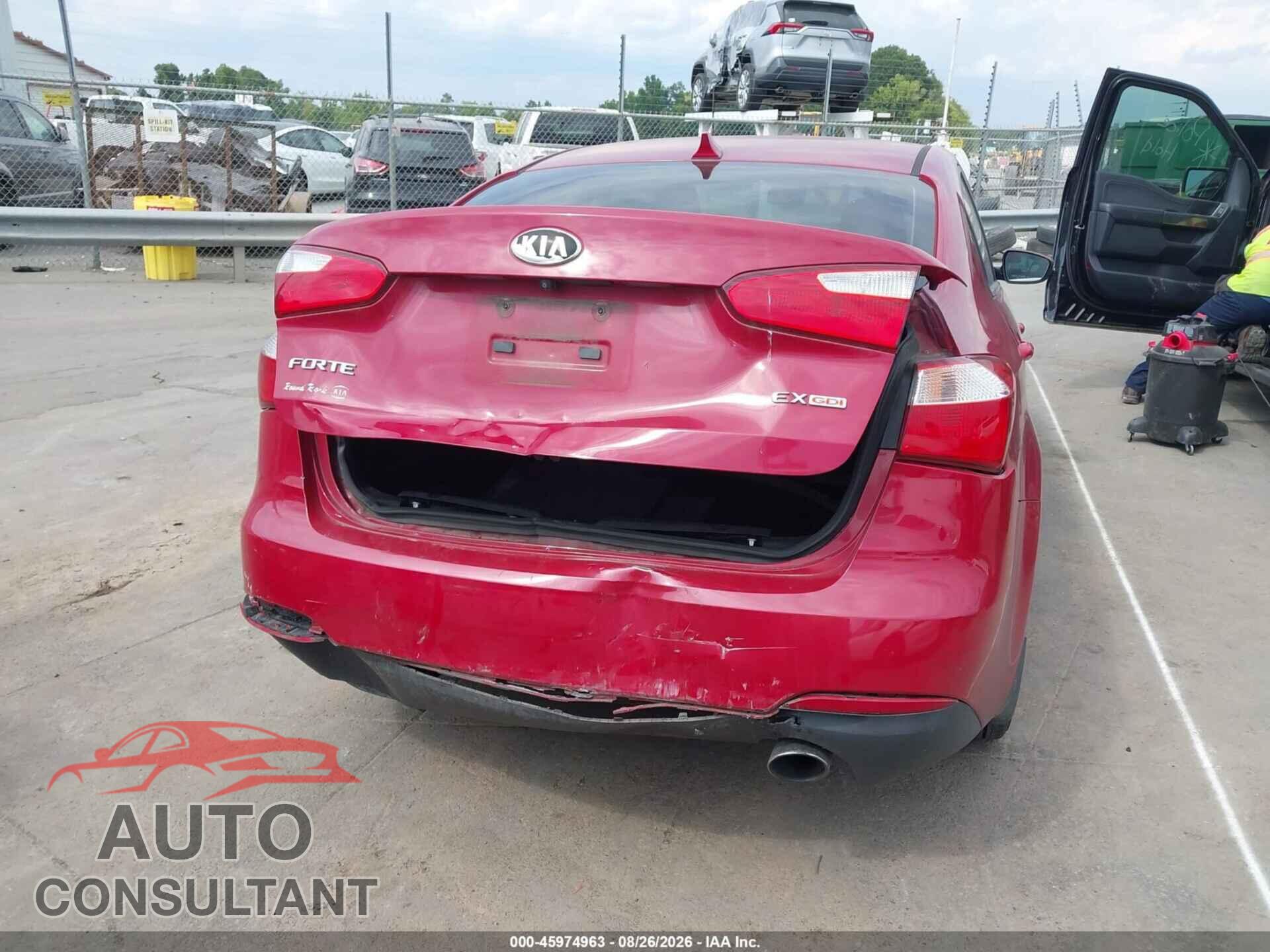 KIA FORTE 2014 - KNAFX4A84E5113829