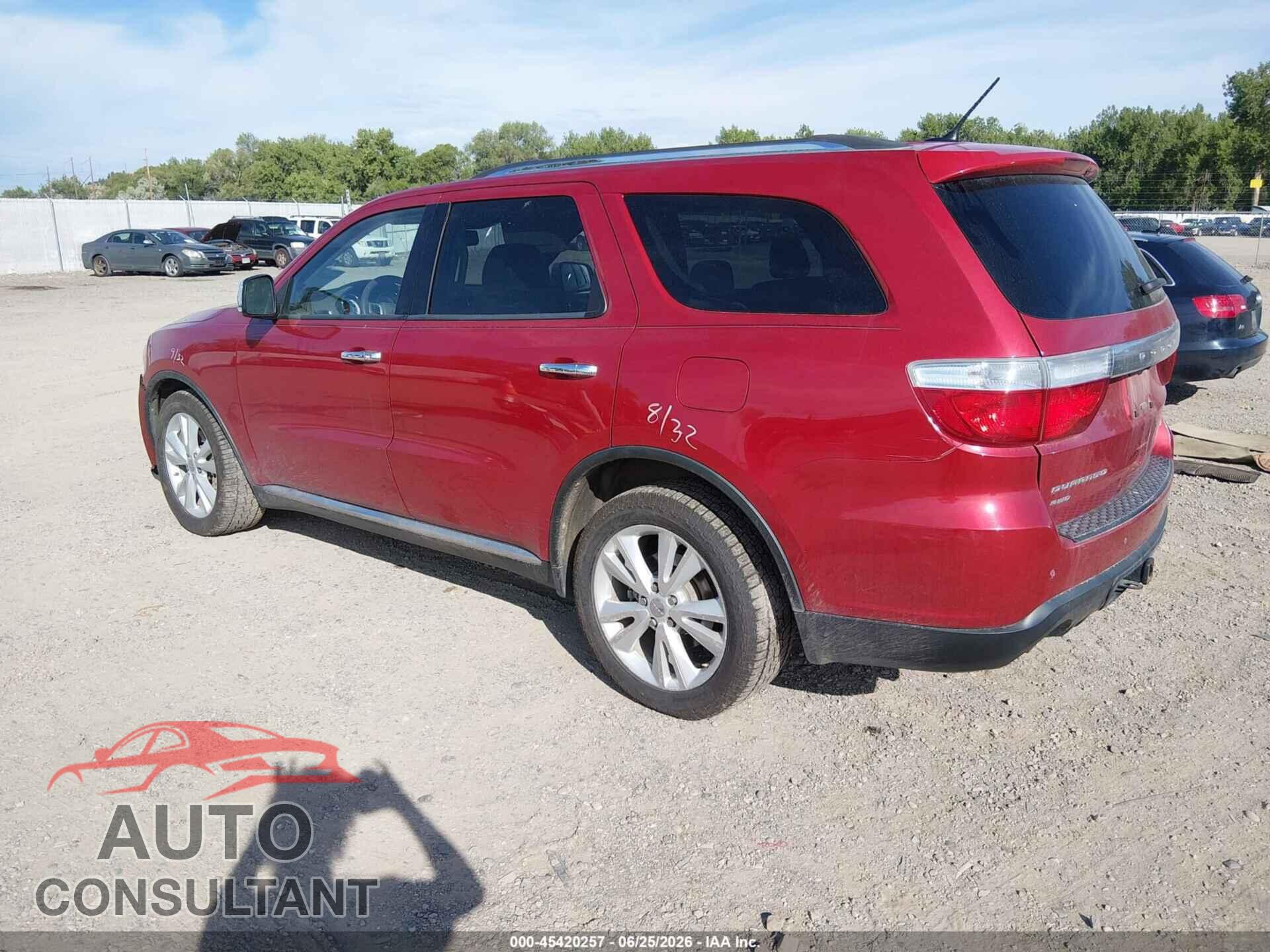 DODGE DURANGO 2011 - 1D4SE4GT6BC614038