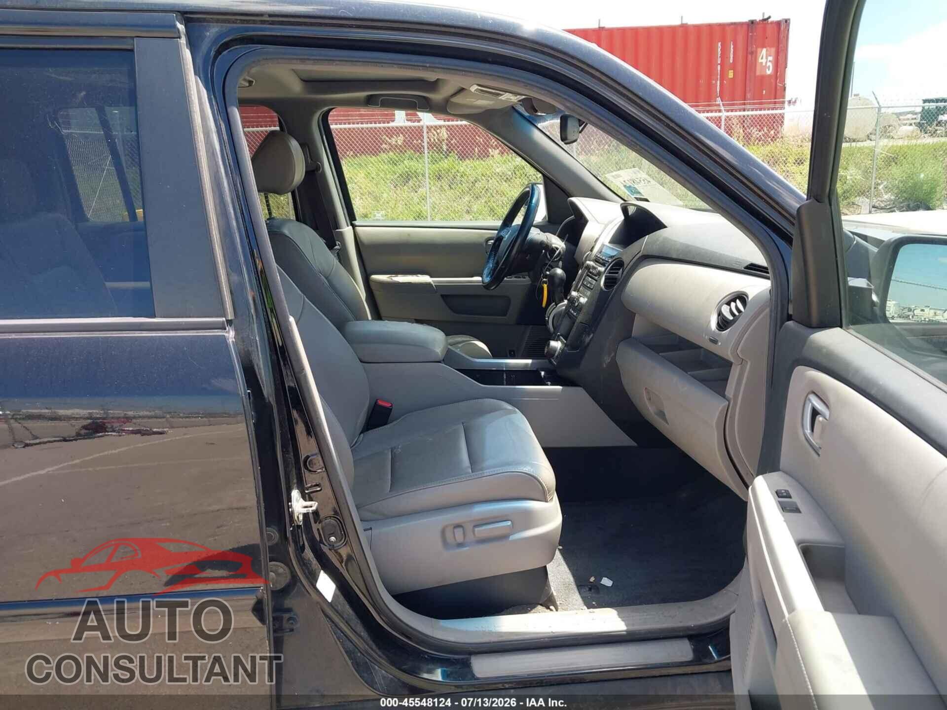 HONDA PILOT 2012 - 5FNYF4H67CB076550