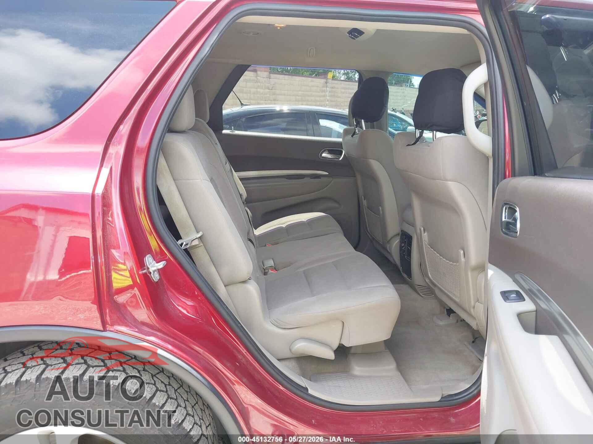 DODGE DURANGO 2013 - 1C4RDHAG2DC669509
