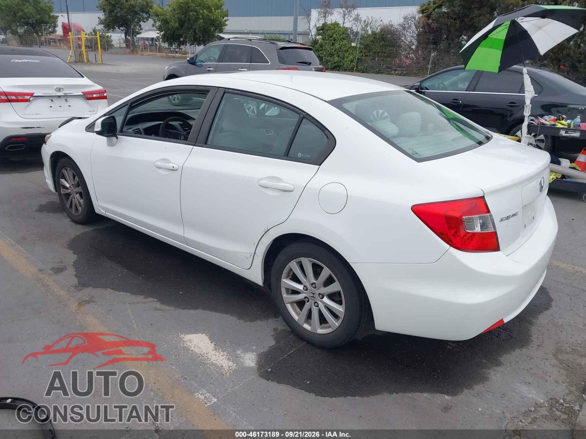 HONDA CIVIC 2012 - 19XFB2F86CE388764