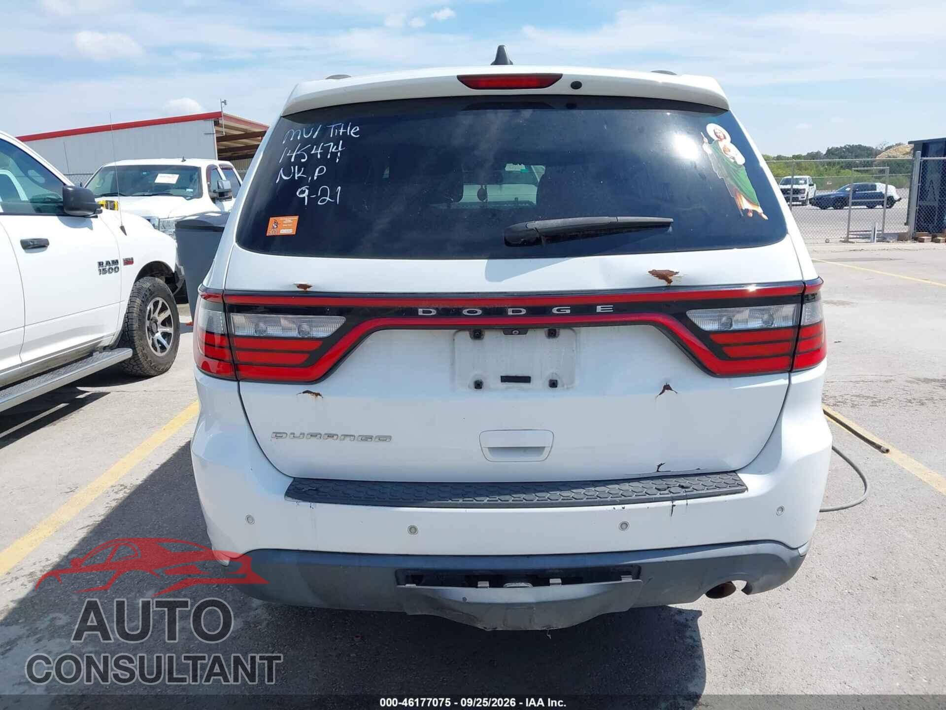 DODGE DURANGO 2015 - 1C4RDHAG4FC145474