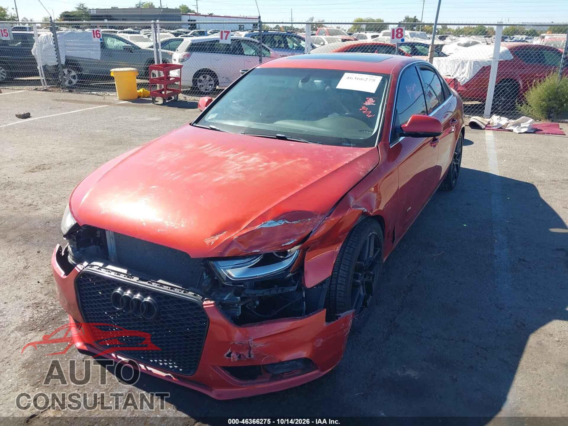 AUDI A4 2013 - WAUFFAFL7DN014368