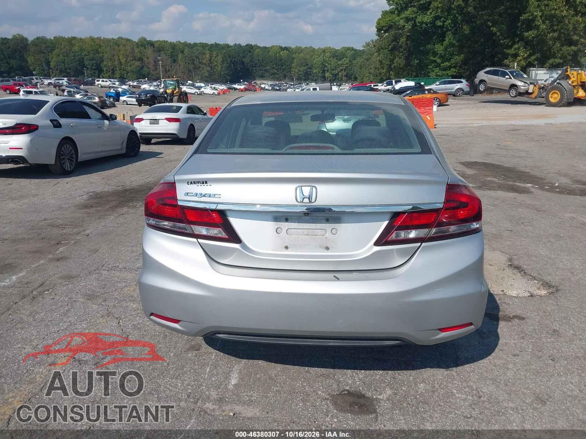HONDA CIVIC 2013 - 19XFB2F85DE286096