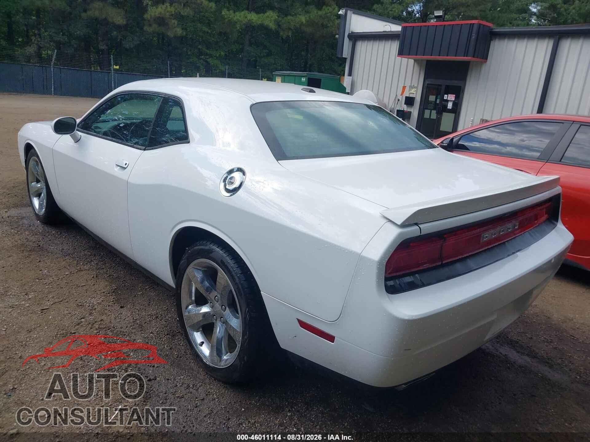 DODGE CHALLENGER 2012 - 2C3CDYAG3CH135182