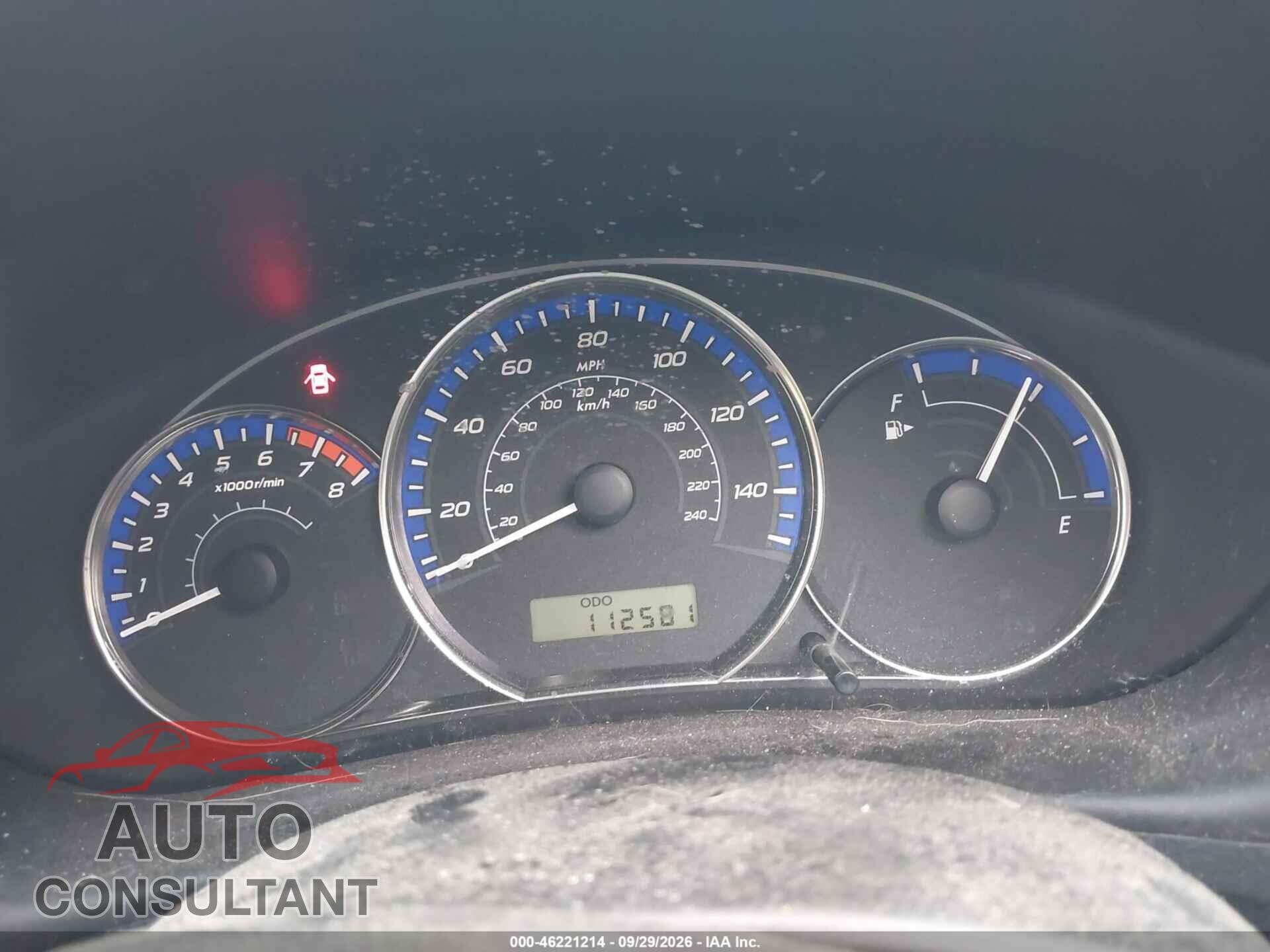 SUBARU FORESTER 2012 - JF2SHADC1CH414925