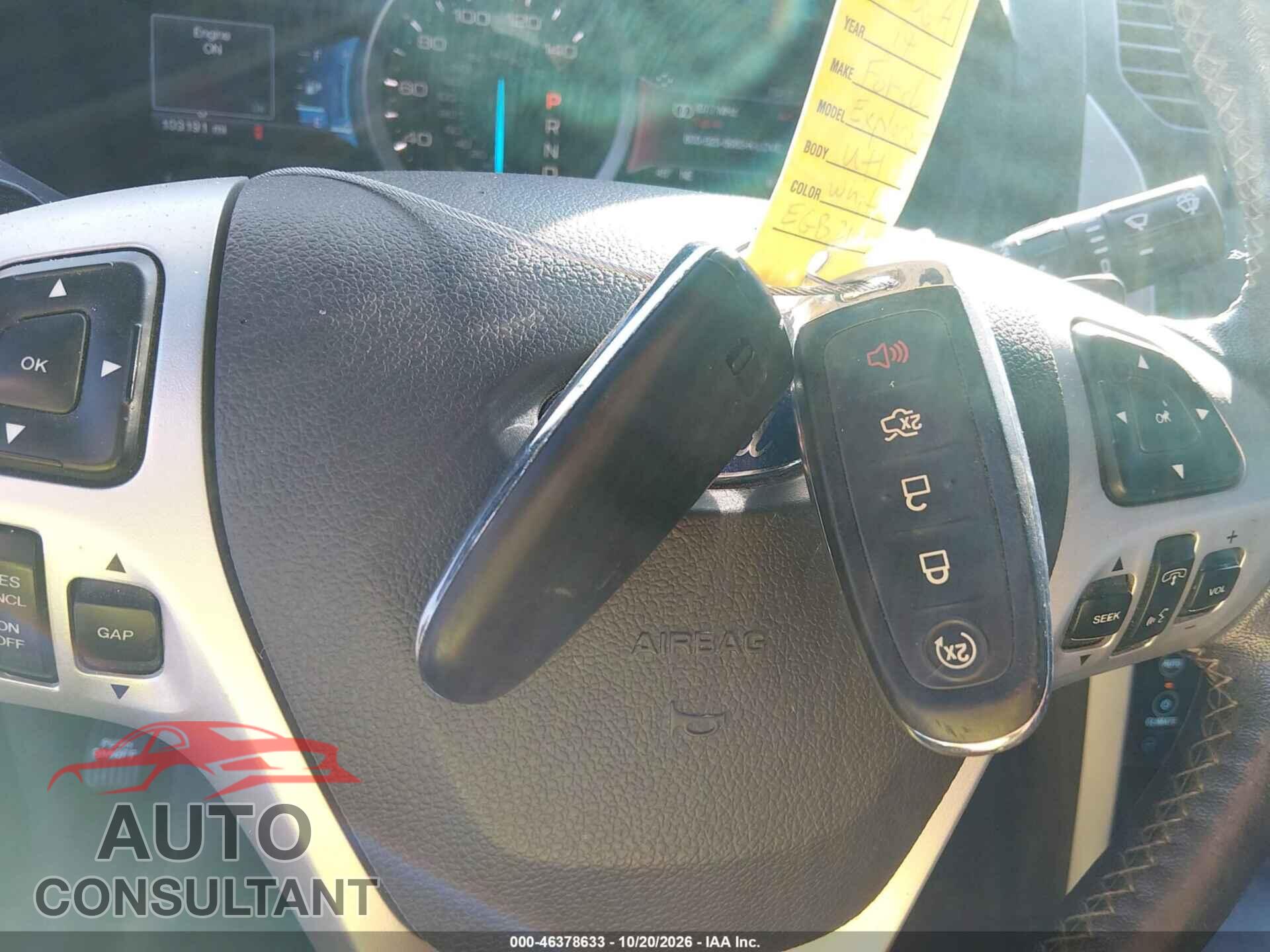 FORD EXPLORER 2014 - 1FM5K8GT0EGB21989