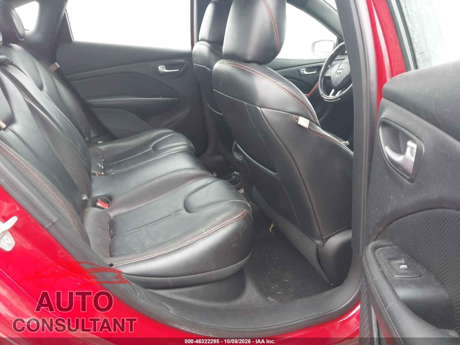 DODGE DART 2015 - 1C3CDFEBXFD302013