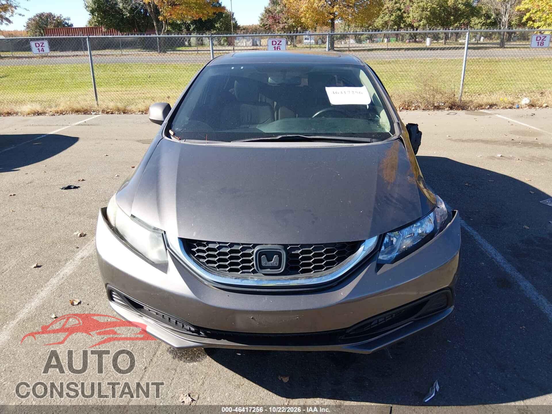 HONDA CIVIC 2013 - 19XFB2F94DE249064