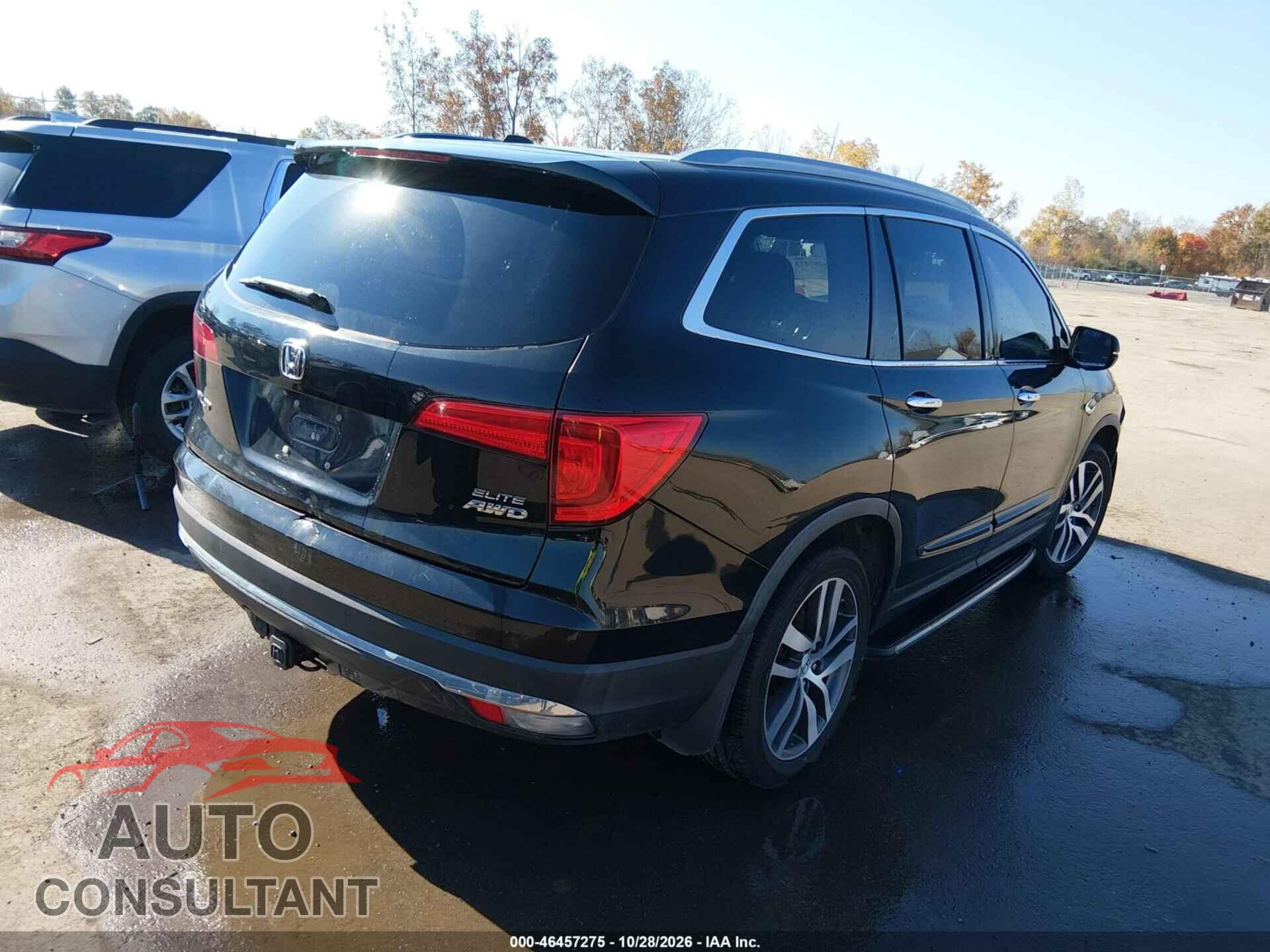 HONDA PILOT 2017 - 5FNYF6H06HB065974