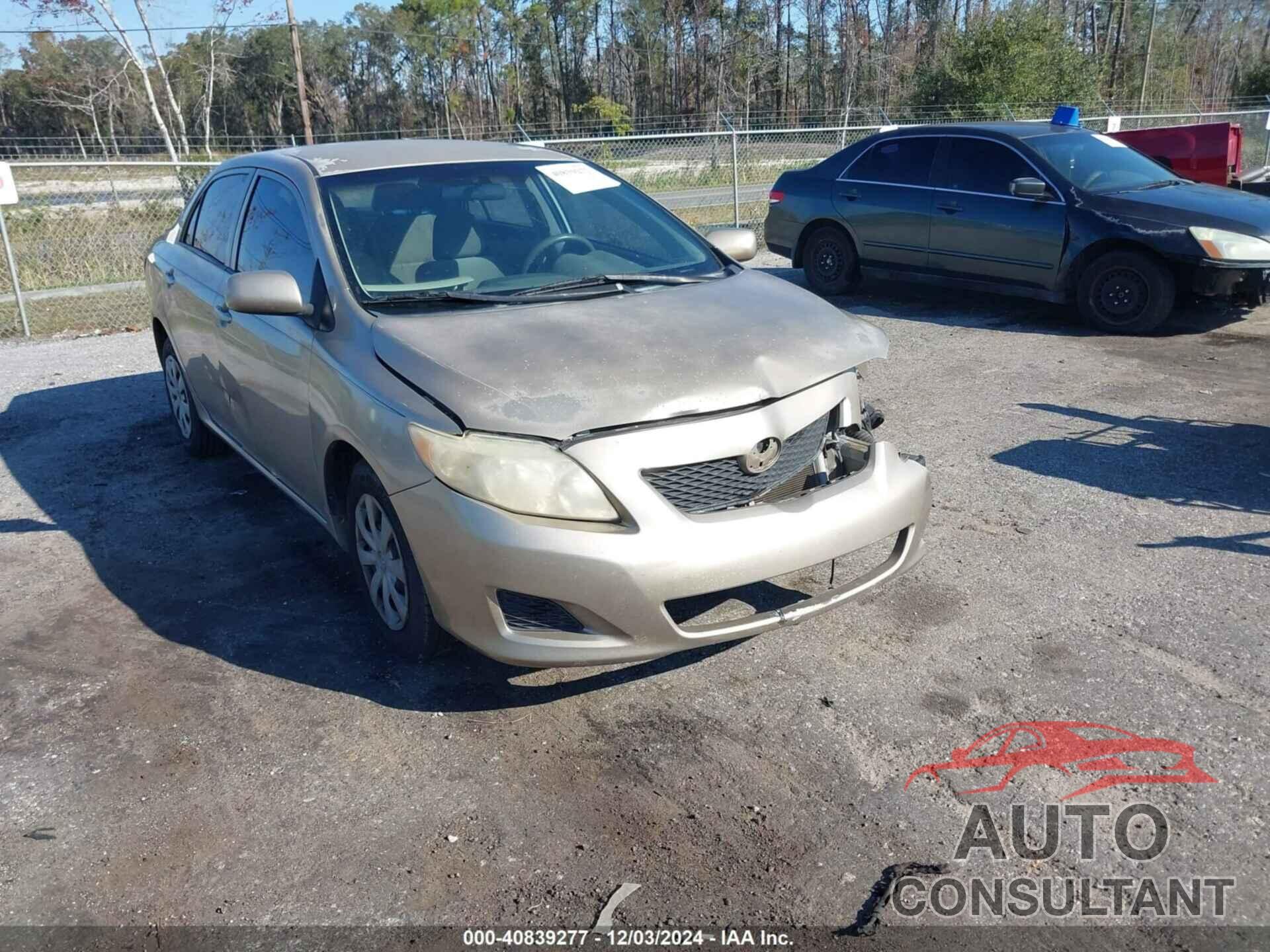 TOYOTA COROLLA 2009 - 1NXBU40E79Z141990