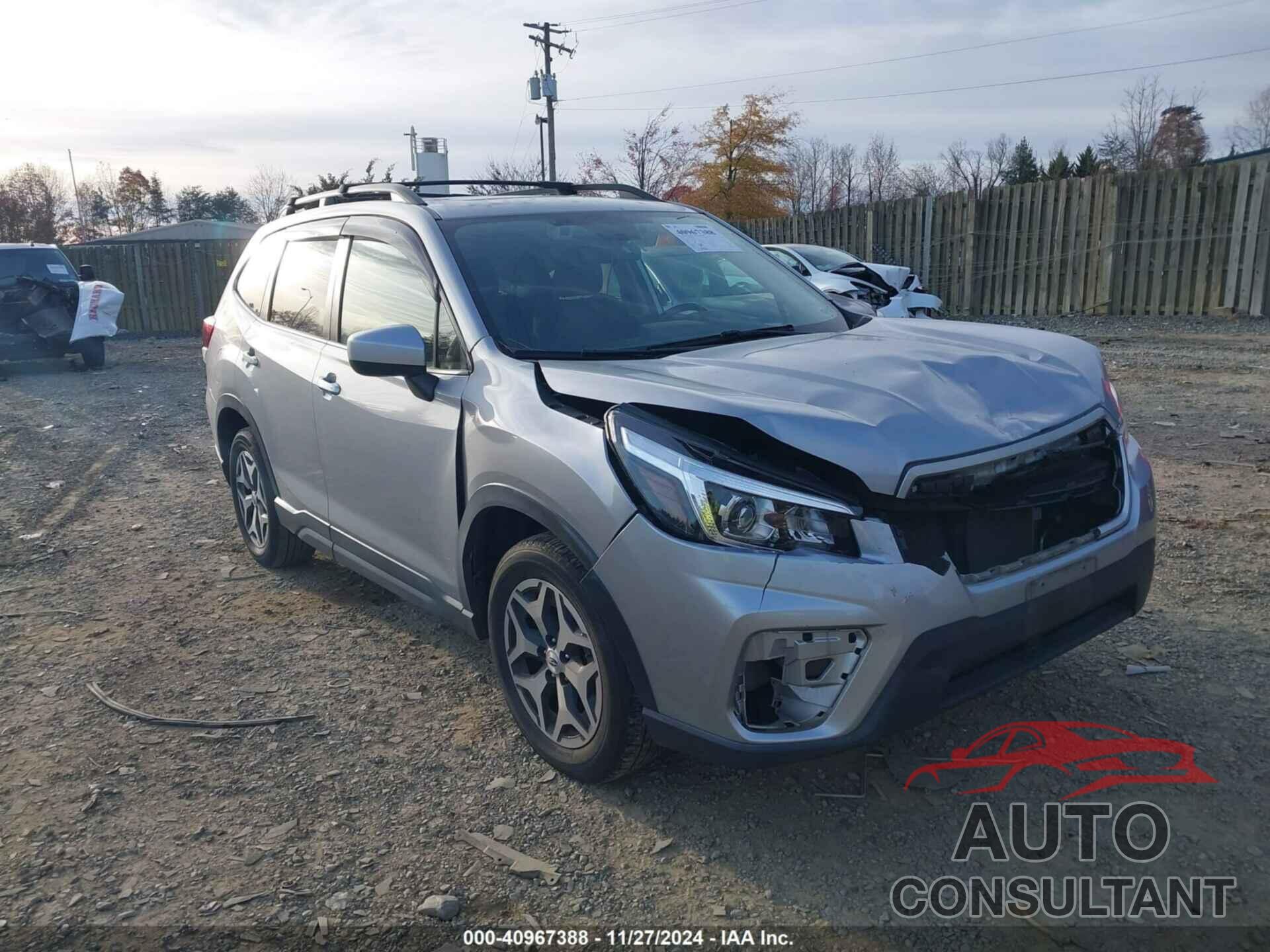 SUBARU FORESTER 2019 - JF2SKAGC9KH583926