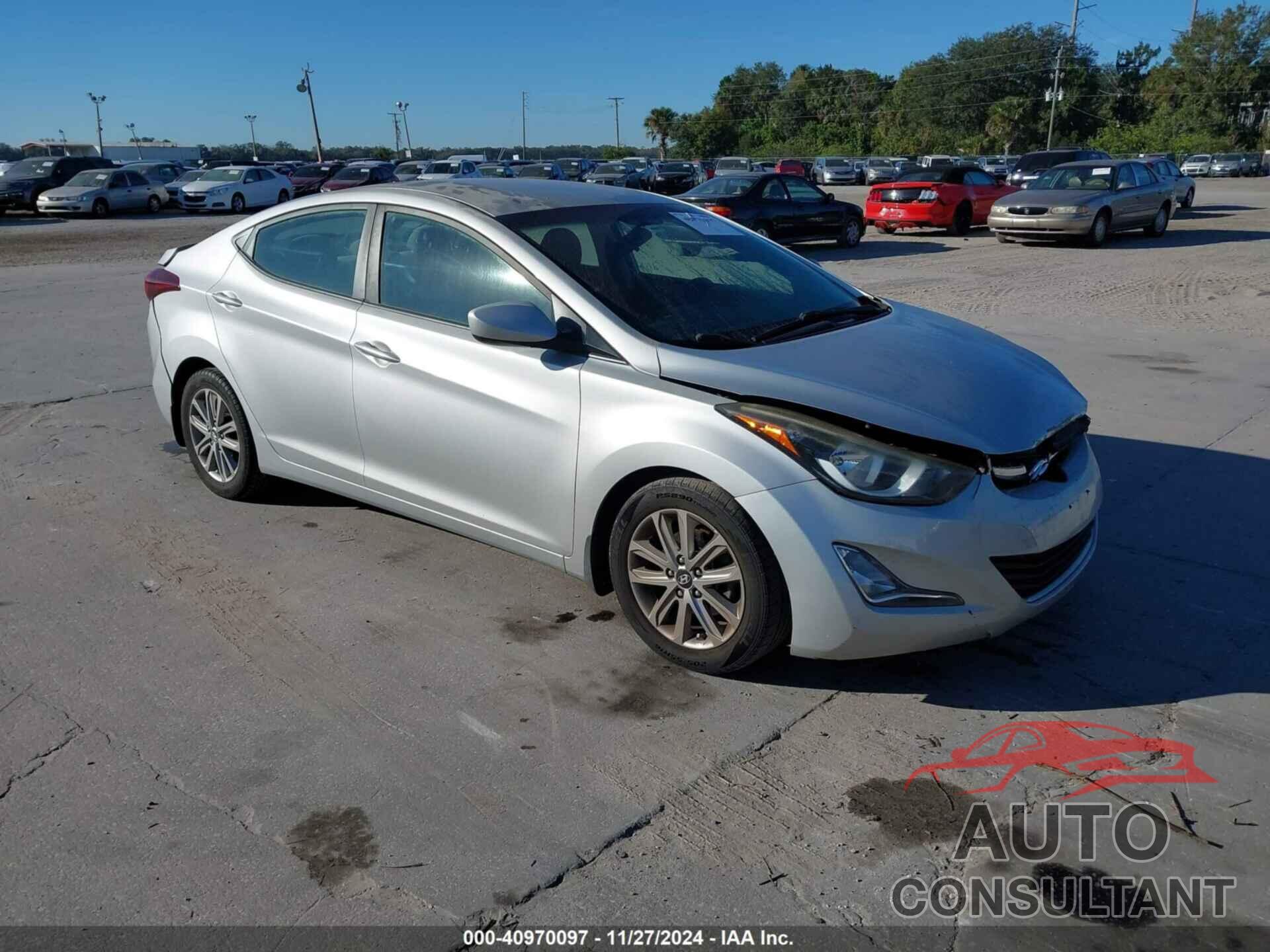 HYUNDAI ELANTRA 2016 - 5NPDH4AE4GH660647