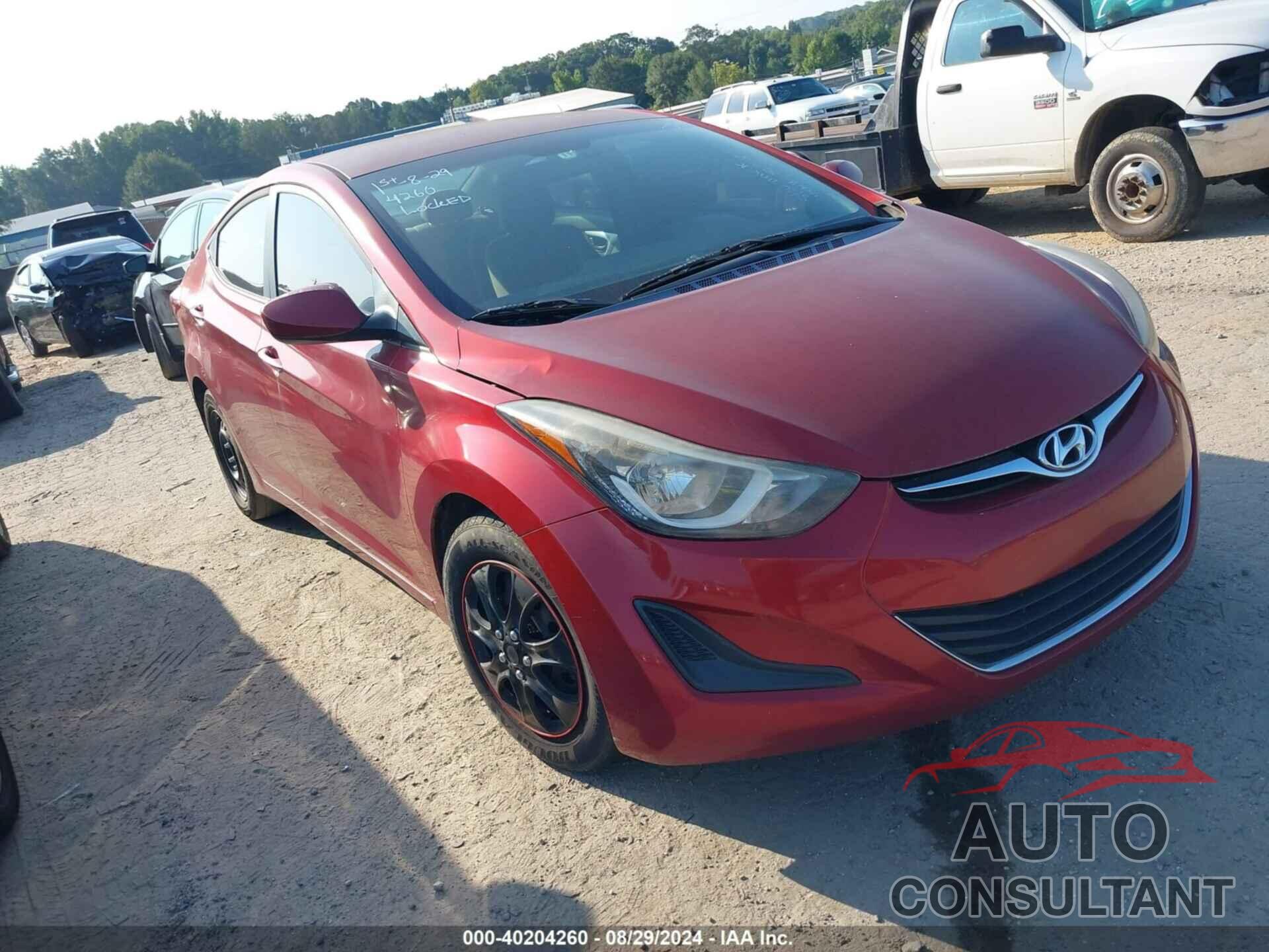 HYUNDAI ELANTRA 2016 - 5NPDH4AE5GH781378