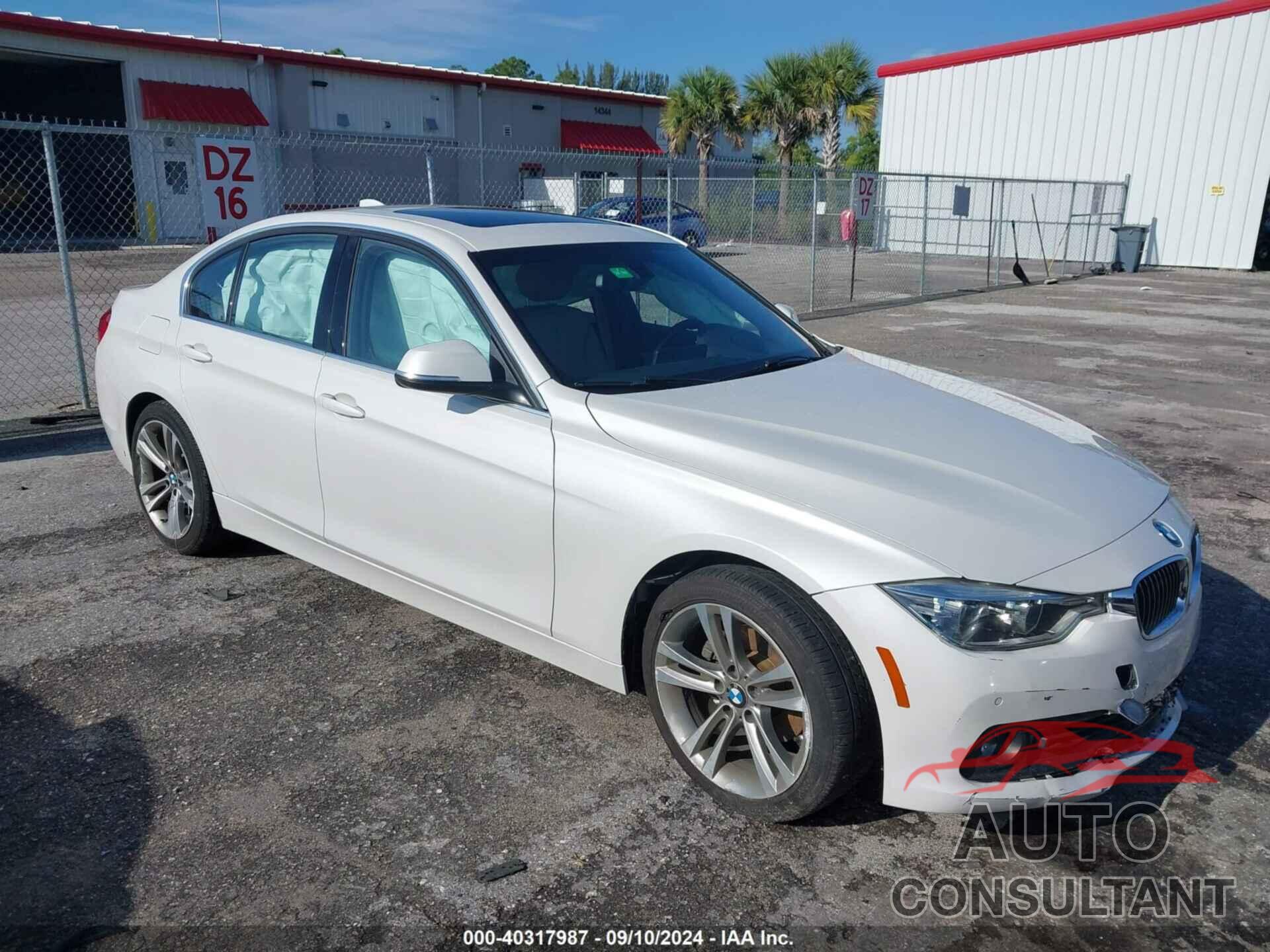 BMW 330I 2017 - WBA8B9G34HNU52157