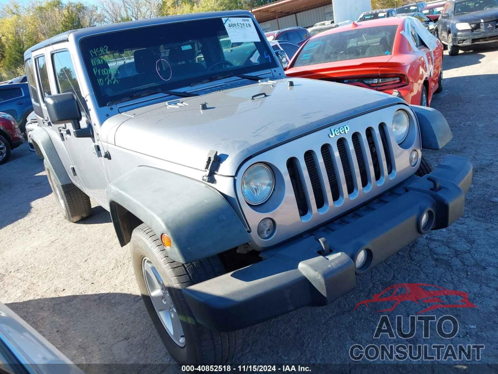 JEEP WRANGLER UNLIMITED 2014 - 1C4BJWDG9EL209016