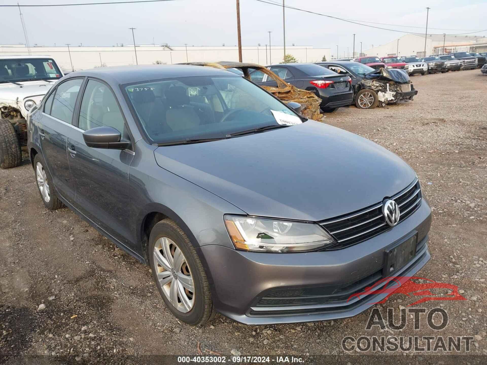 VOLKSWAGEN JETTA 2017 - 3VW2B7AJ9HM331524