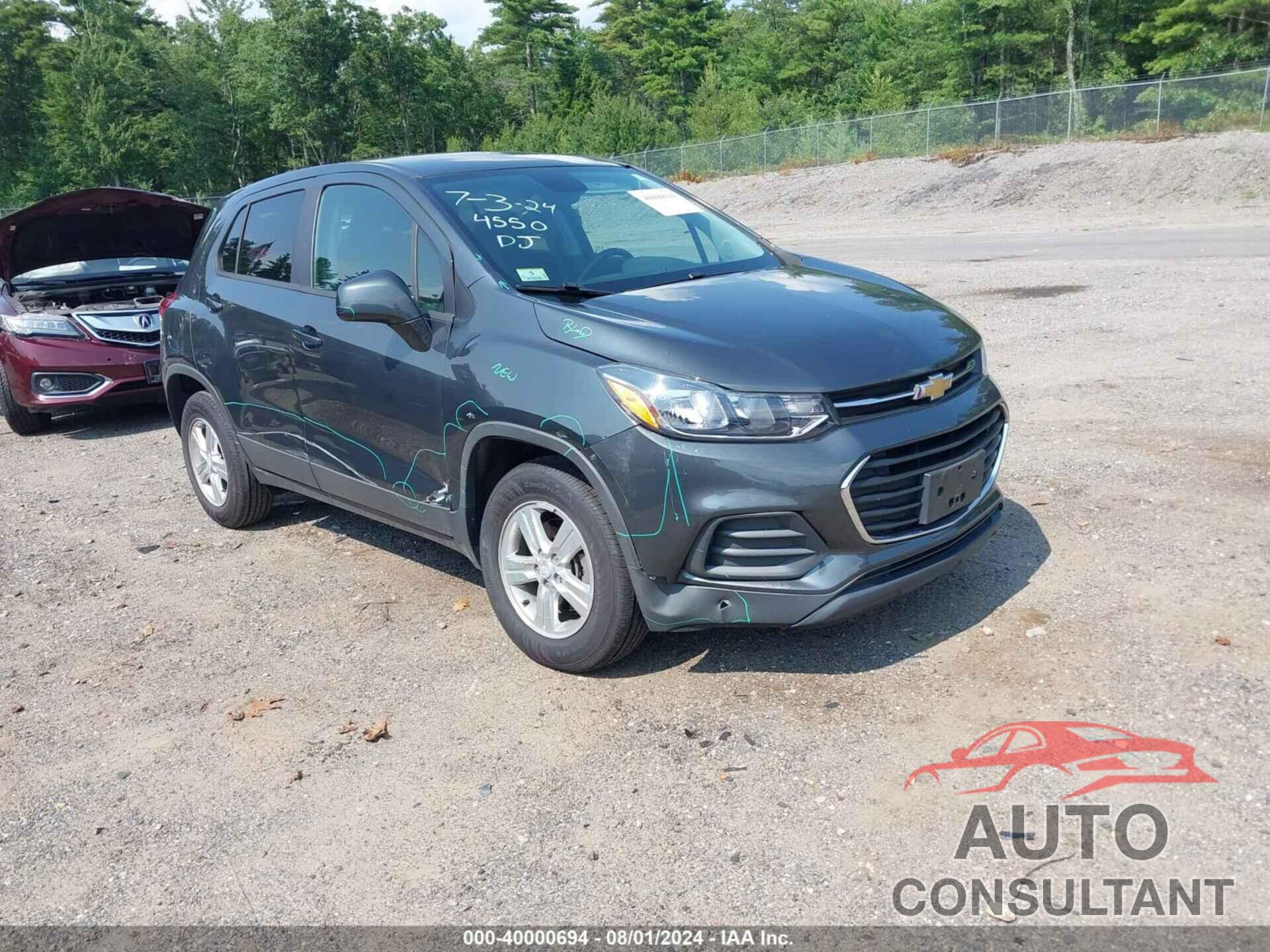 CHEVROLET TRAX 2019 - 3GNCJNSB7KL294550