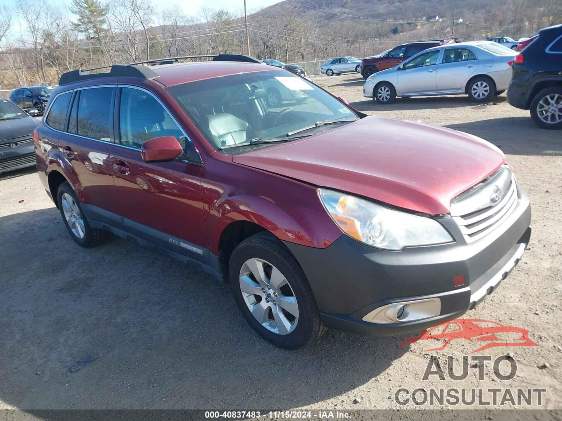 SUBARU OUTBACK 2012 - 4S4BRBJC0C3230591