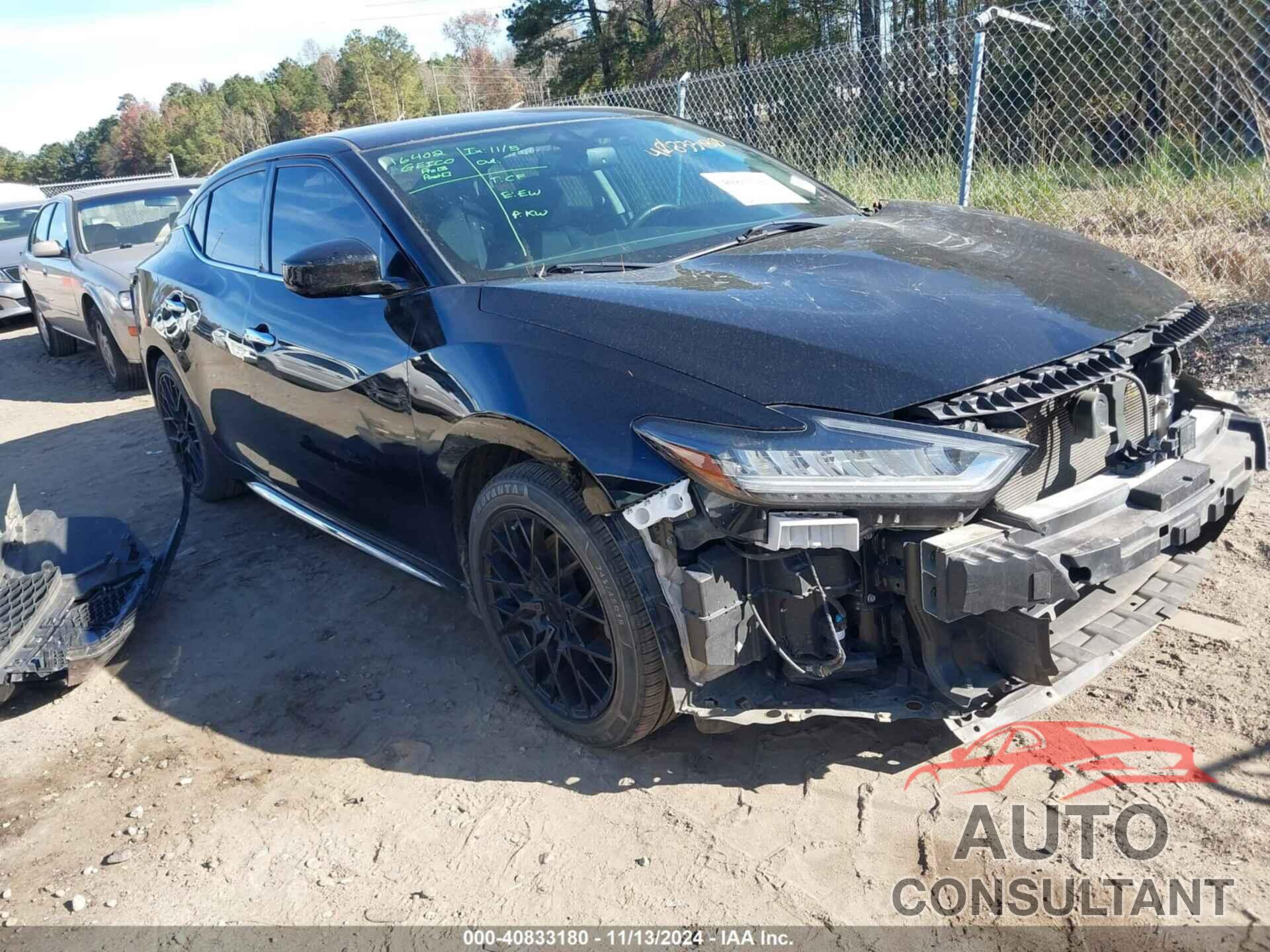 NISSAN MAXIMA 2019 - 1N4AA6AV9KC374855