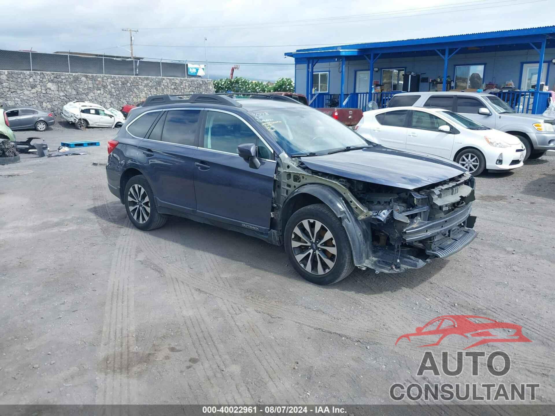 SUBARU OUTBACK 2016 - 4S4BSEJC2G3295437