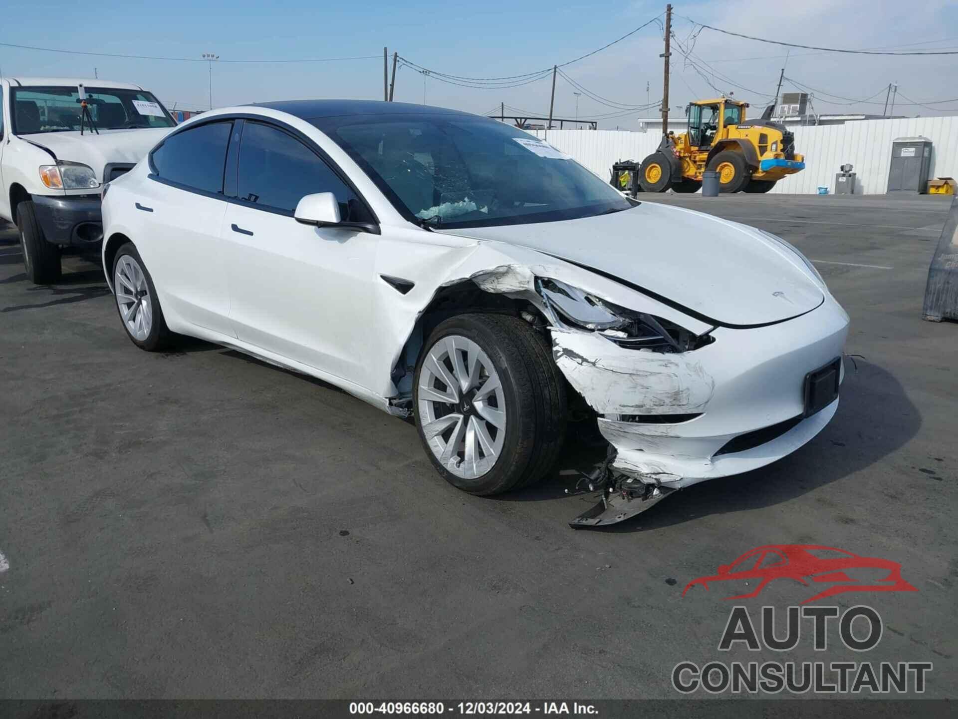 TESLA MODEL 3 2022 - 5YJ3E1EB5NF171625