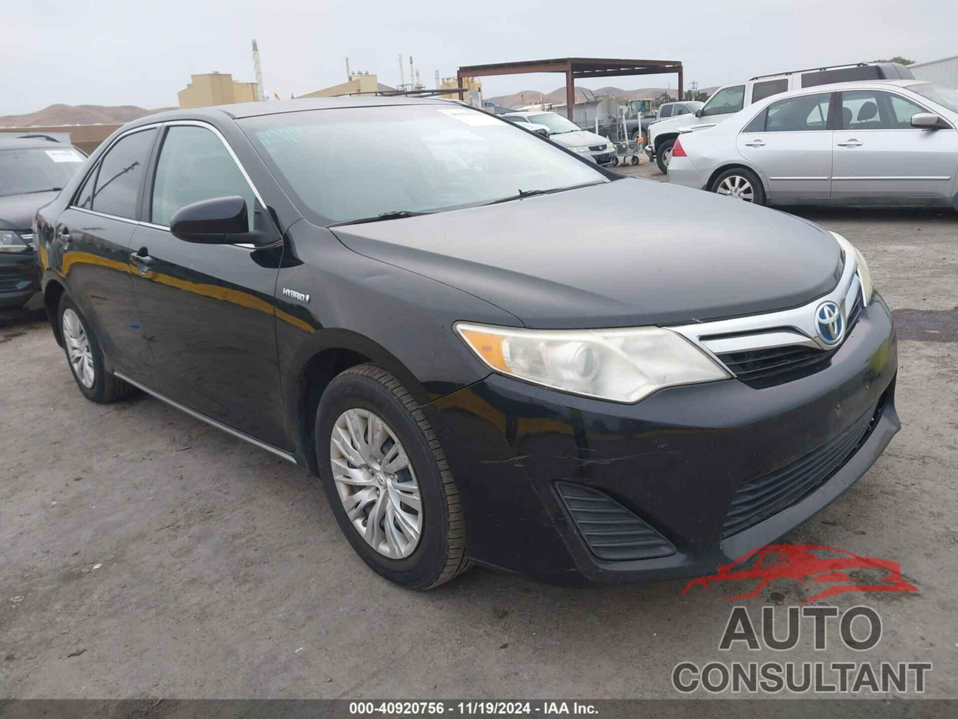 TOYOTA CAMRY HYBRID 2014 - 4T1BD1FK7EU134513