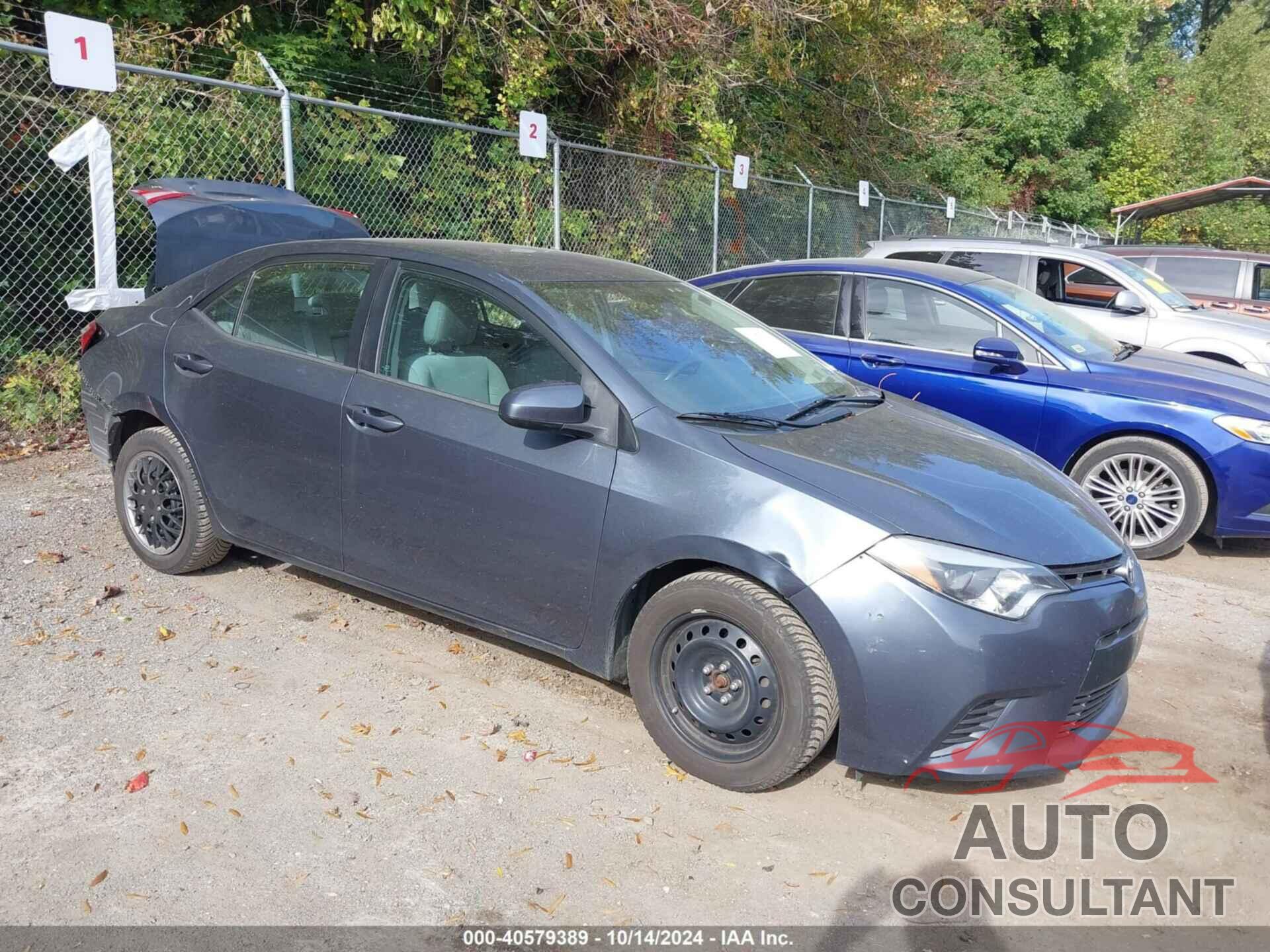 TOYOTA COROLLA 2016 - 2T1BURHE1GC592087