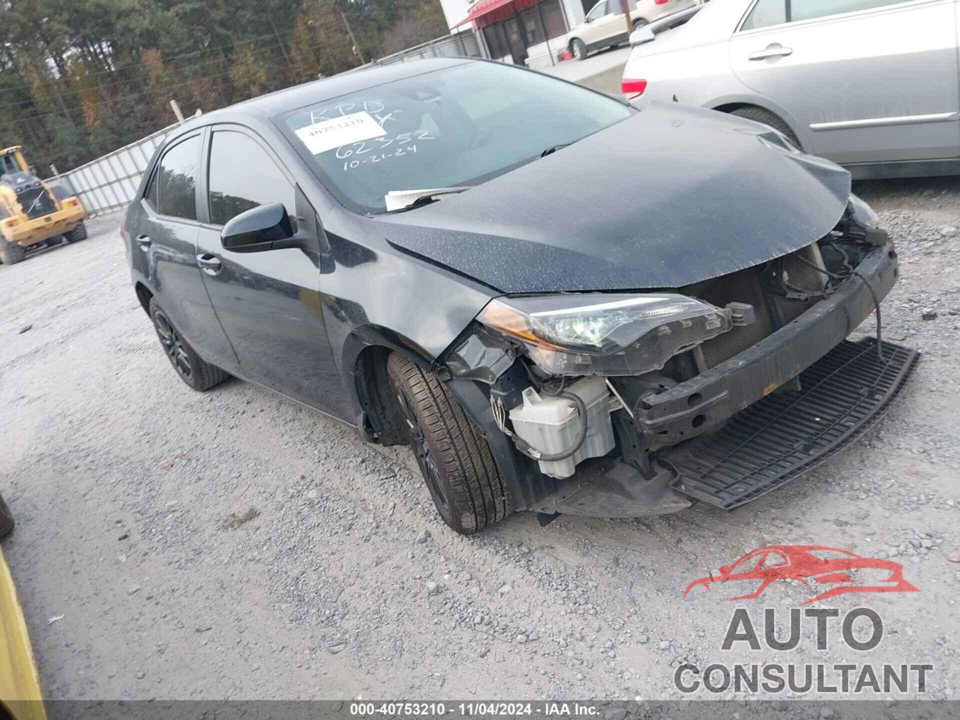 TOYOTA COROLLA 2019 - 2T1BURHE2KC162352