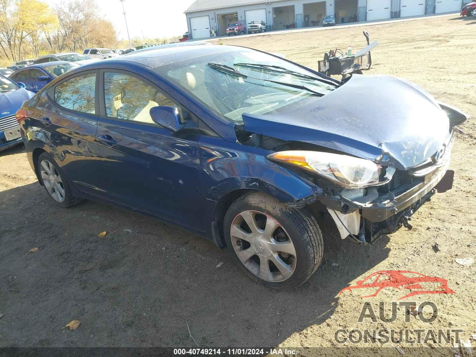 HYUNDAI ELANTRA 2013 - KMHDH4AE3DU595738
