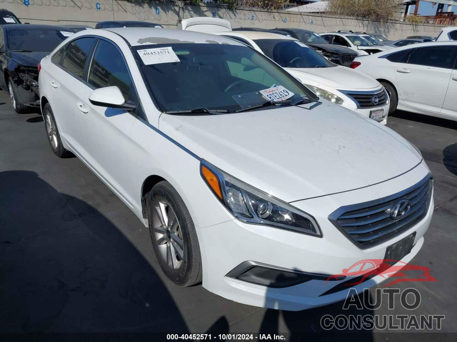 HYUNDAI SONATA 2016 - 5NPE24AF6GH407828