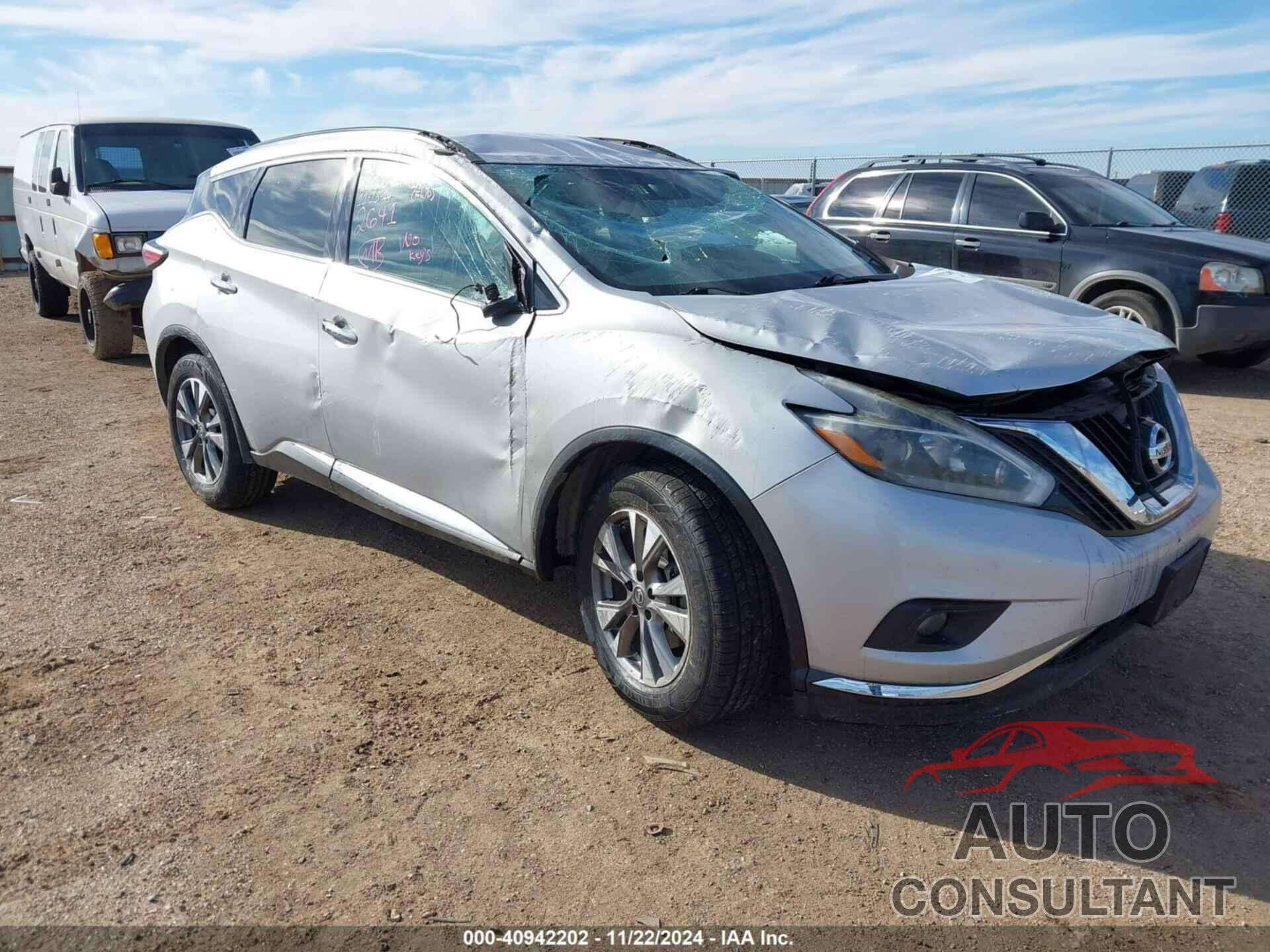NISSAN MURANO 2018 - 5N1AZ2MG3JN122641