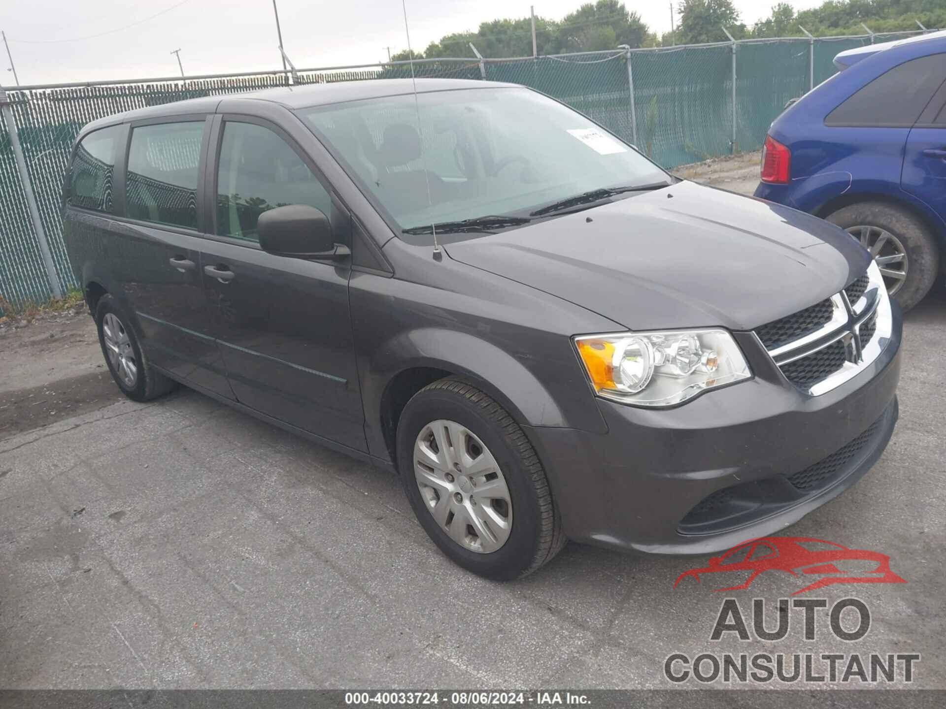 DODGE GRAND CARAVAN 2016 - 2C4RDGBG0GR398809