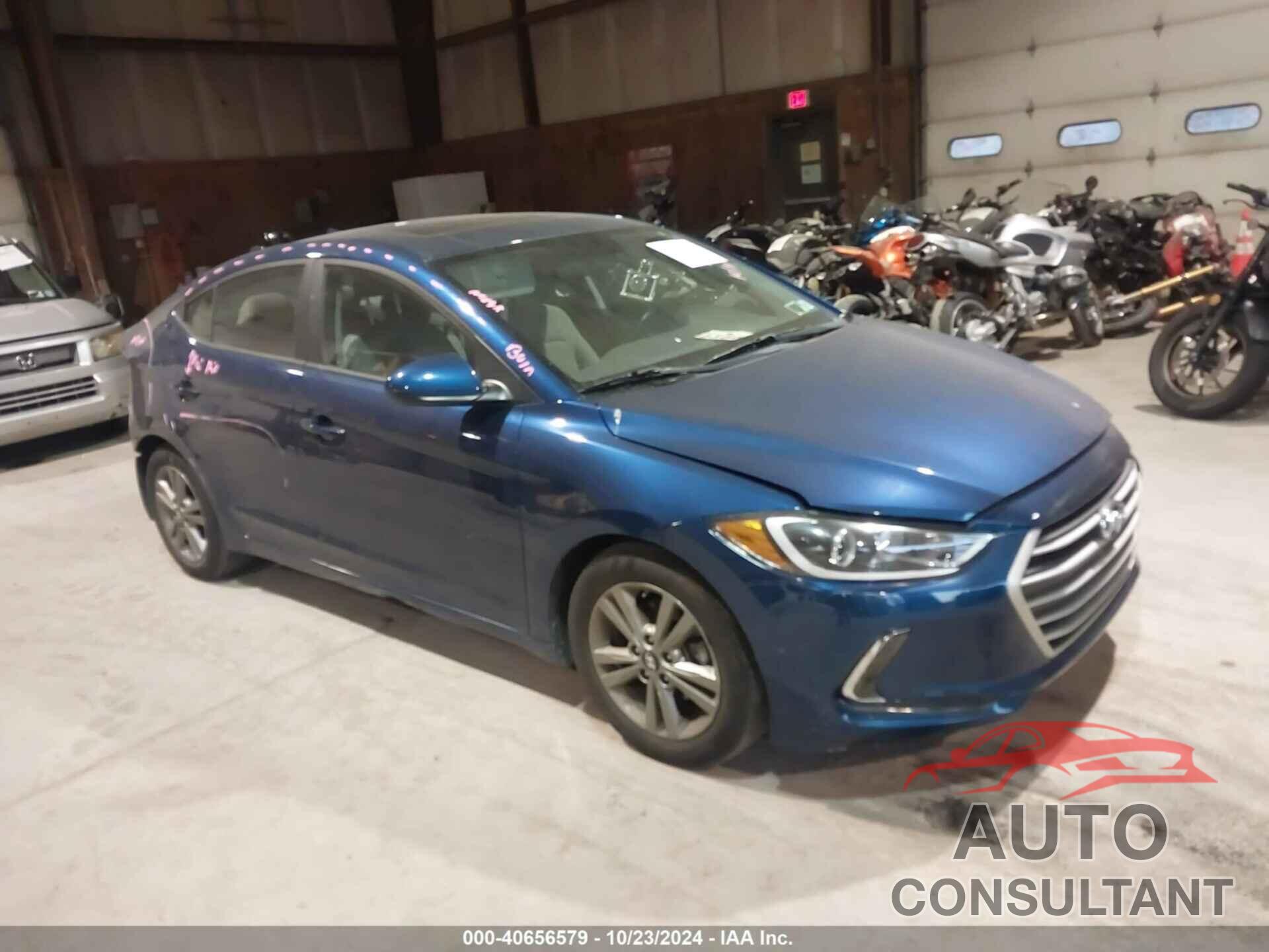 HYUNDAI ELANTRA 2018 - 5NPD84LF5JH296235