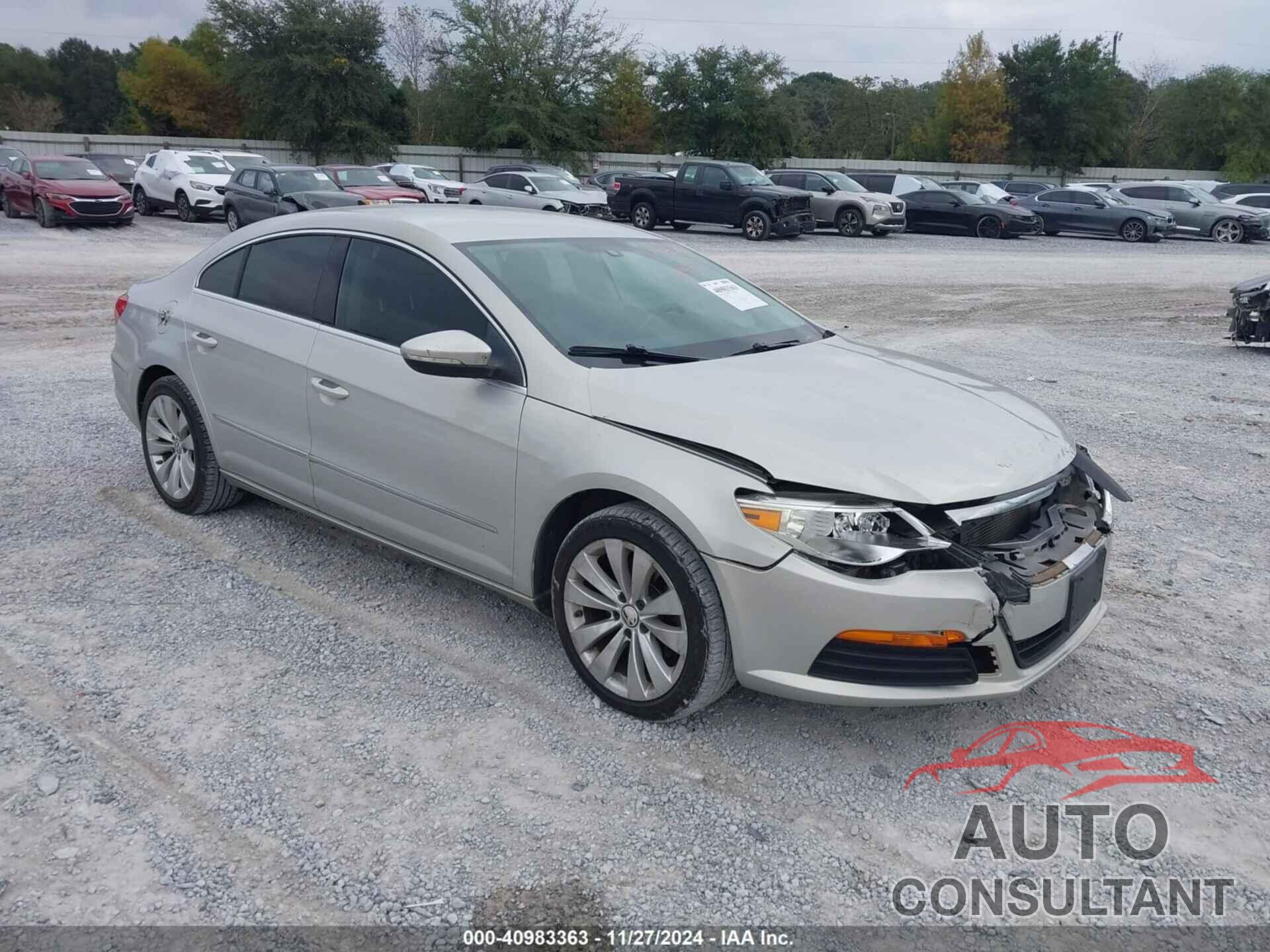 VOLKSWAGEN CC 2012 - WVWMN7AN5CE502077