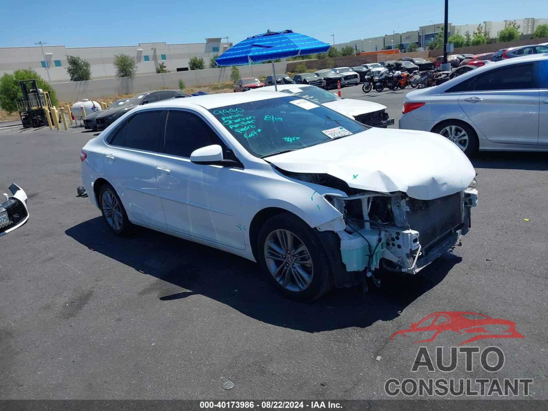 TOYOTA CAMRY 2016 - 4T1BF1FK0GU543742