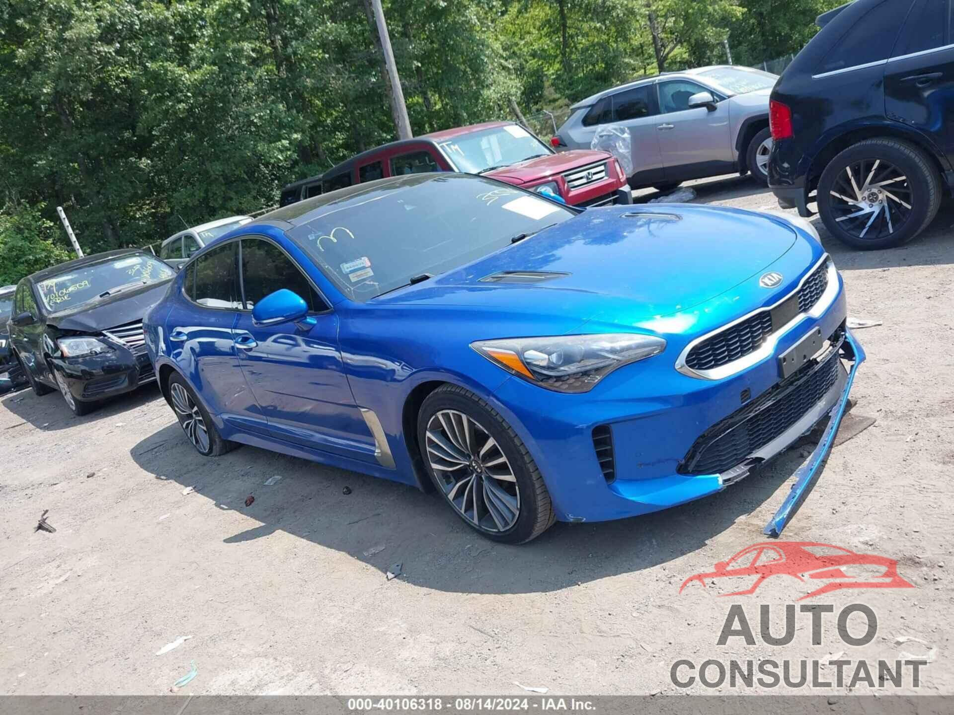 KIA STINGER 2018 - KNAE25LA7J6037673