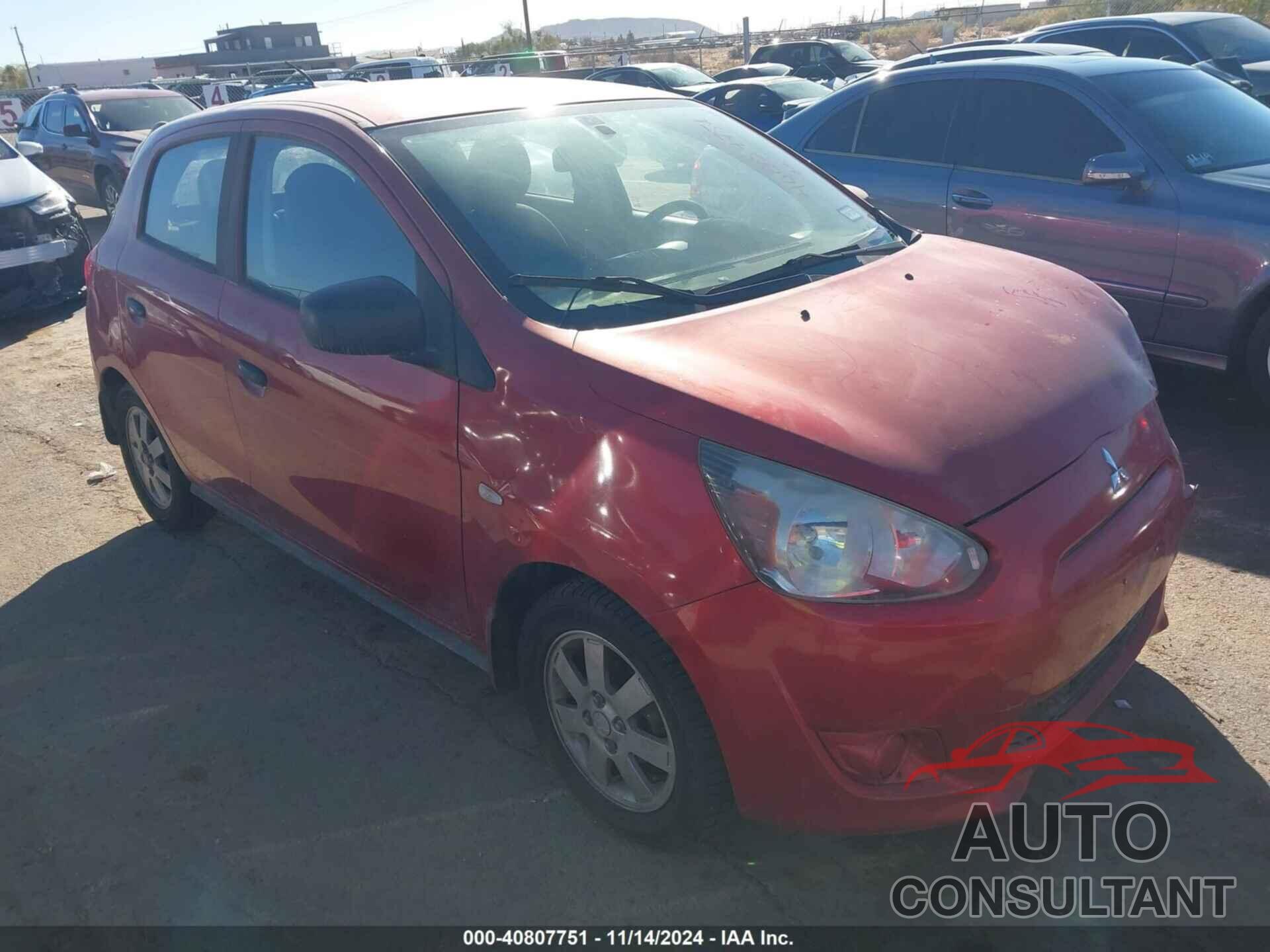 MITSUBISHI MIRAGE 2015 - ML32A3HJXFH001822