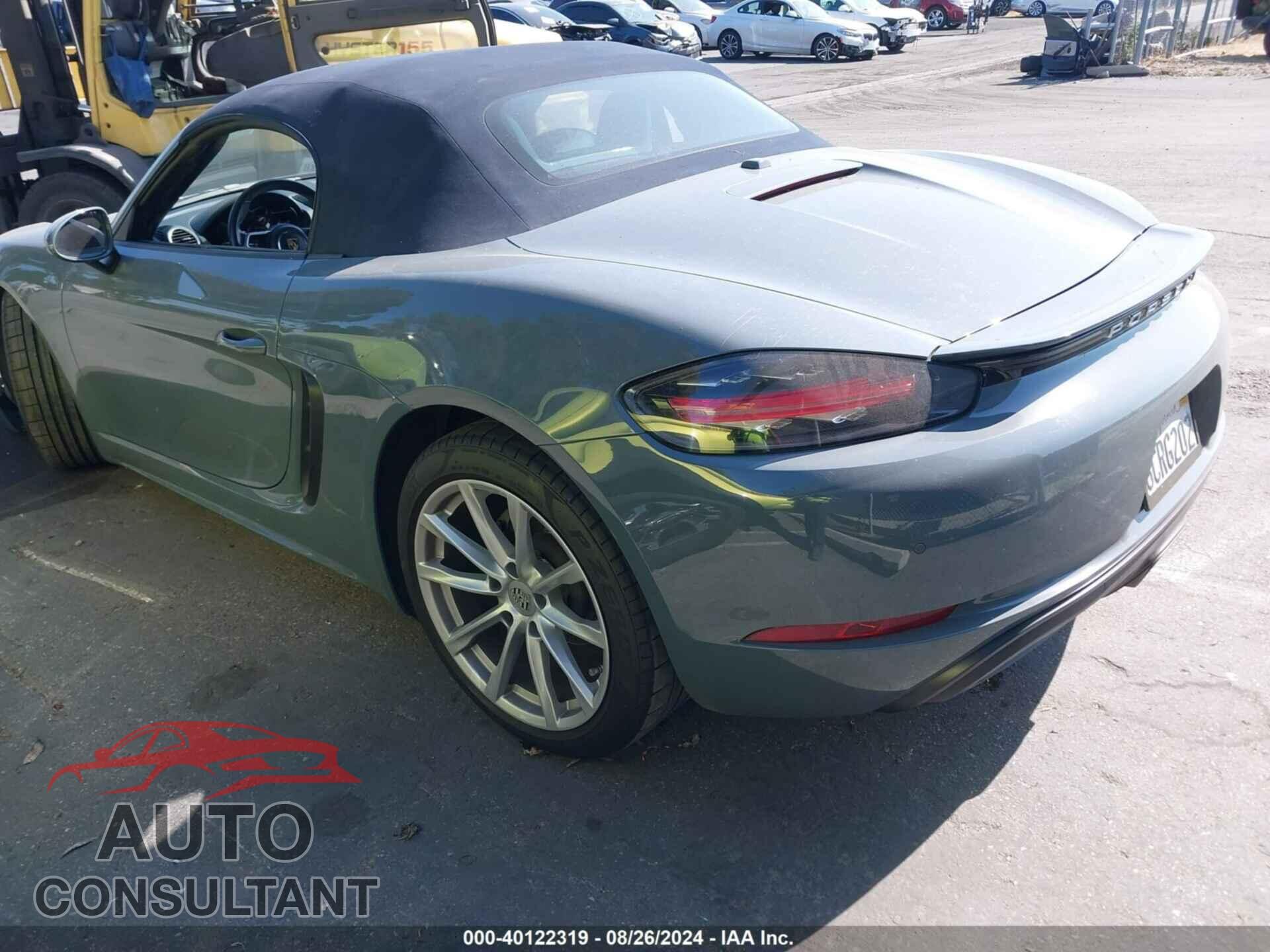 PORSCHE 718 BOXSTER 2018 - WP0CA2A83JS210916